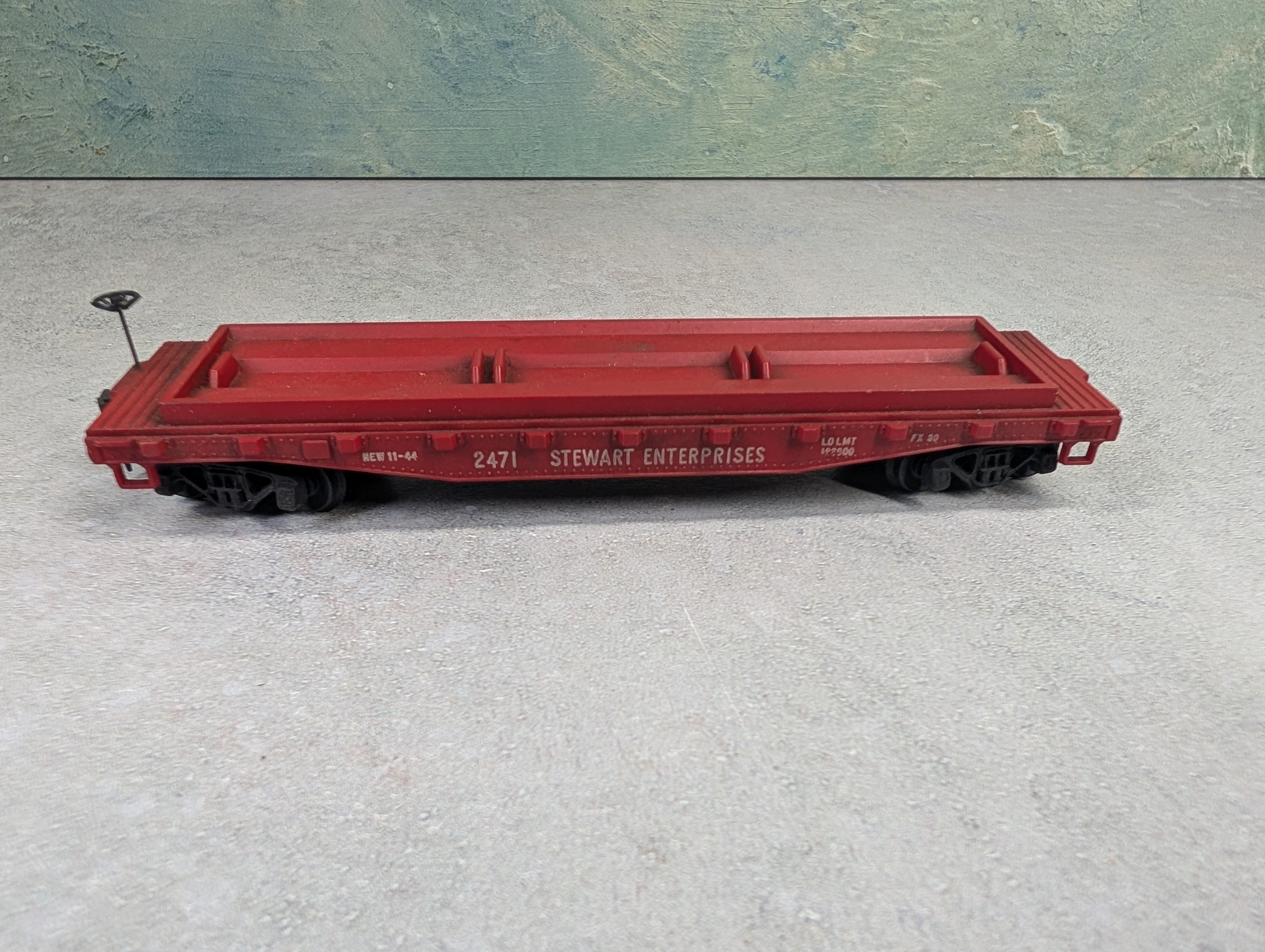 USED Mantua HO Scale Flat Car Stewart Enterprises 2471