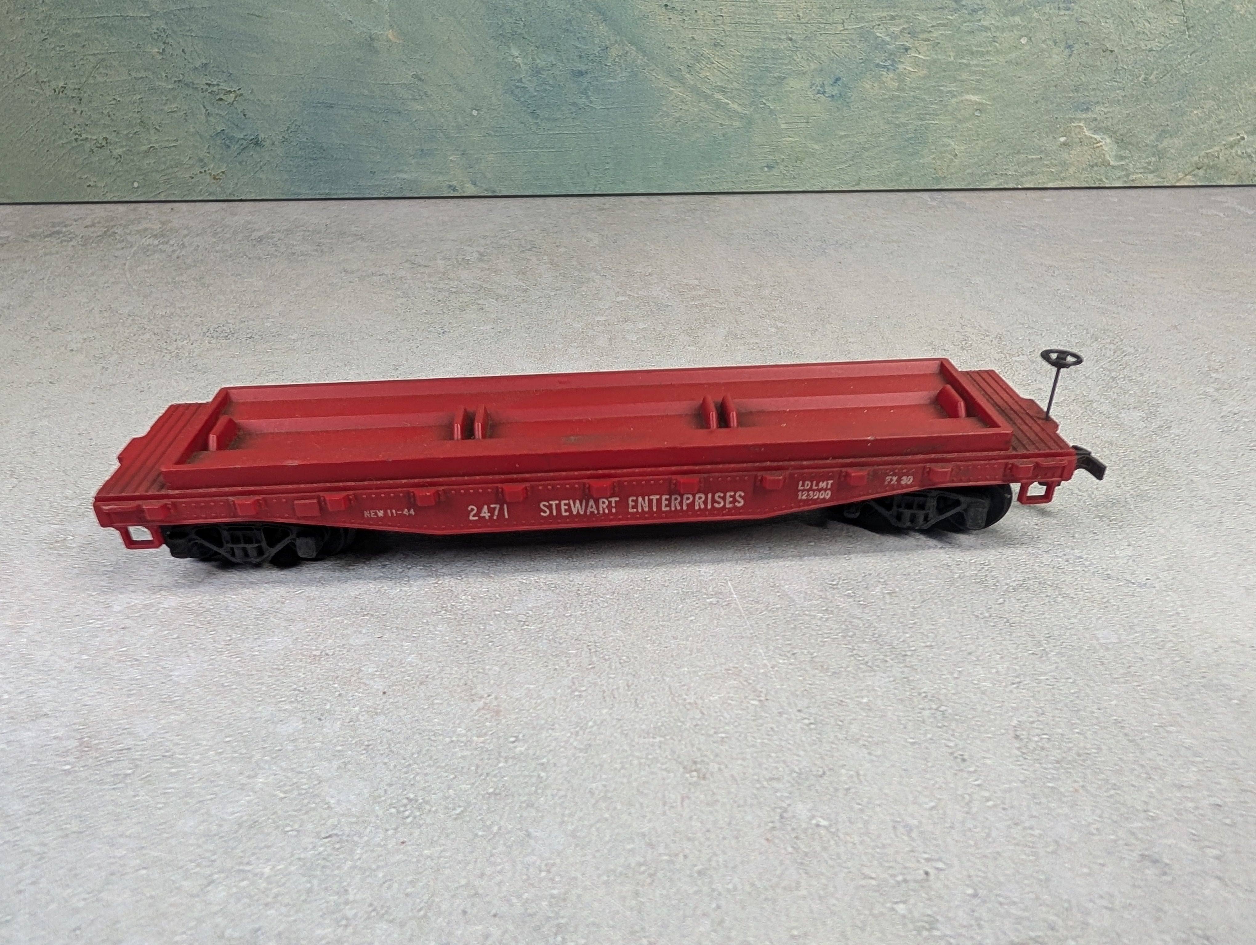 USED Mantua HO Scale Flat Car Stewart Enterprises 2471