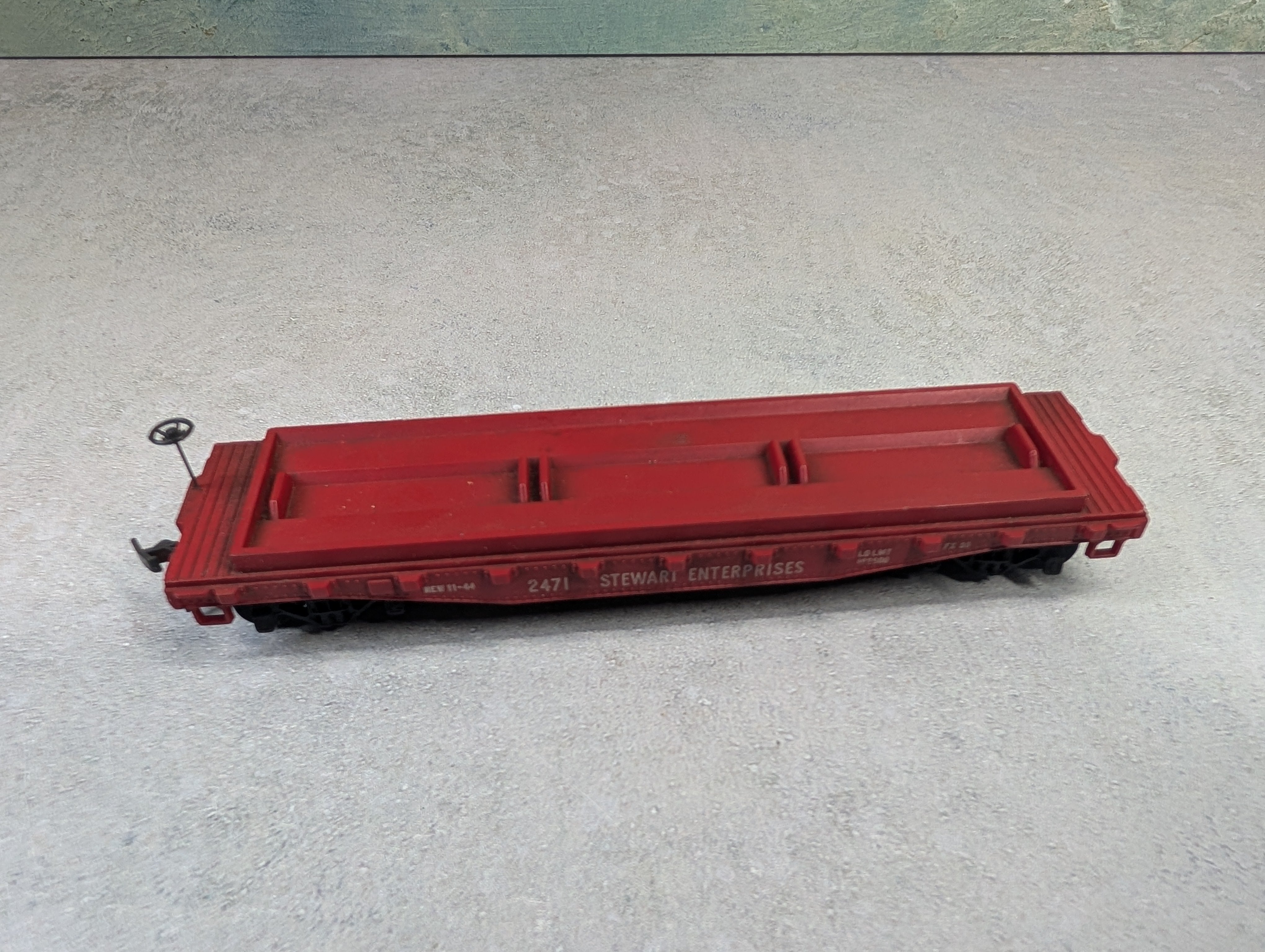 USED Mantua HO Scale Flat Car Stewart Enterprises 2471