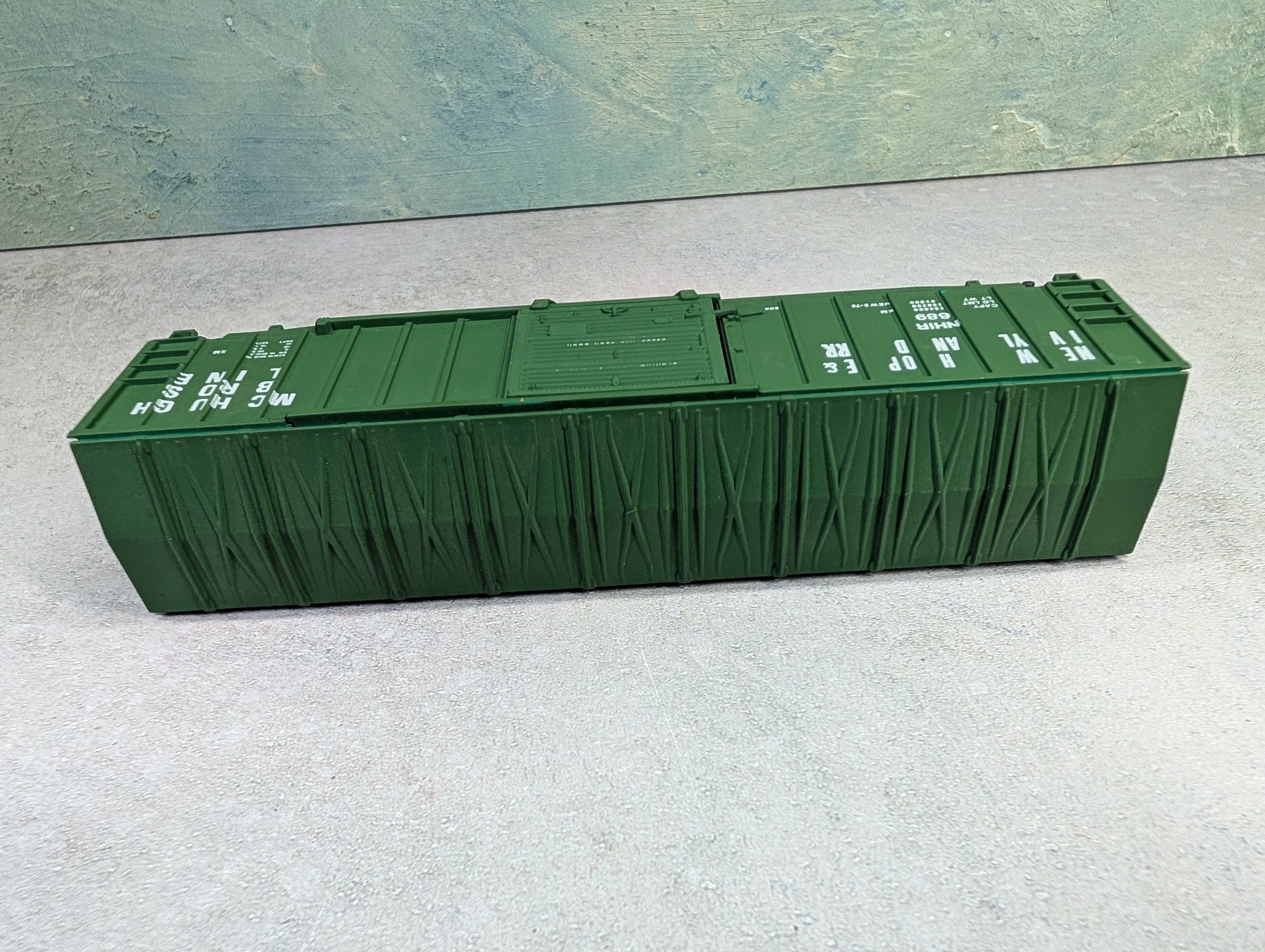 USED Athearn HO Scale 50' Box Car New Hope and Ivyland NHIR #689 Bev-Bel