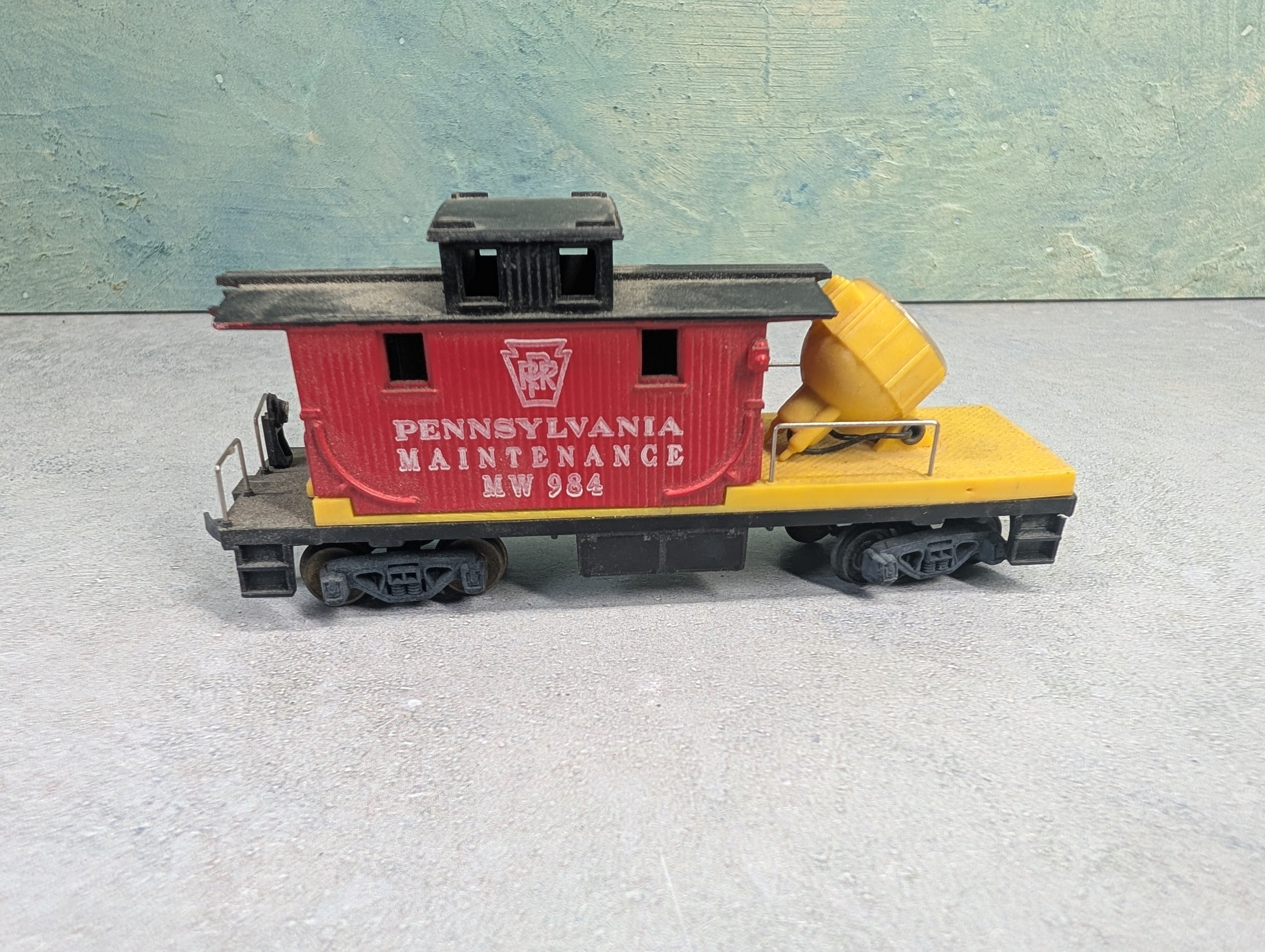 USED Tyco HO Scale MOW Floodlight Car Pennsylvania MW #984