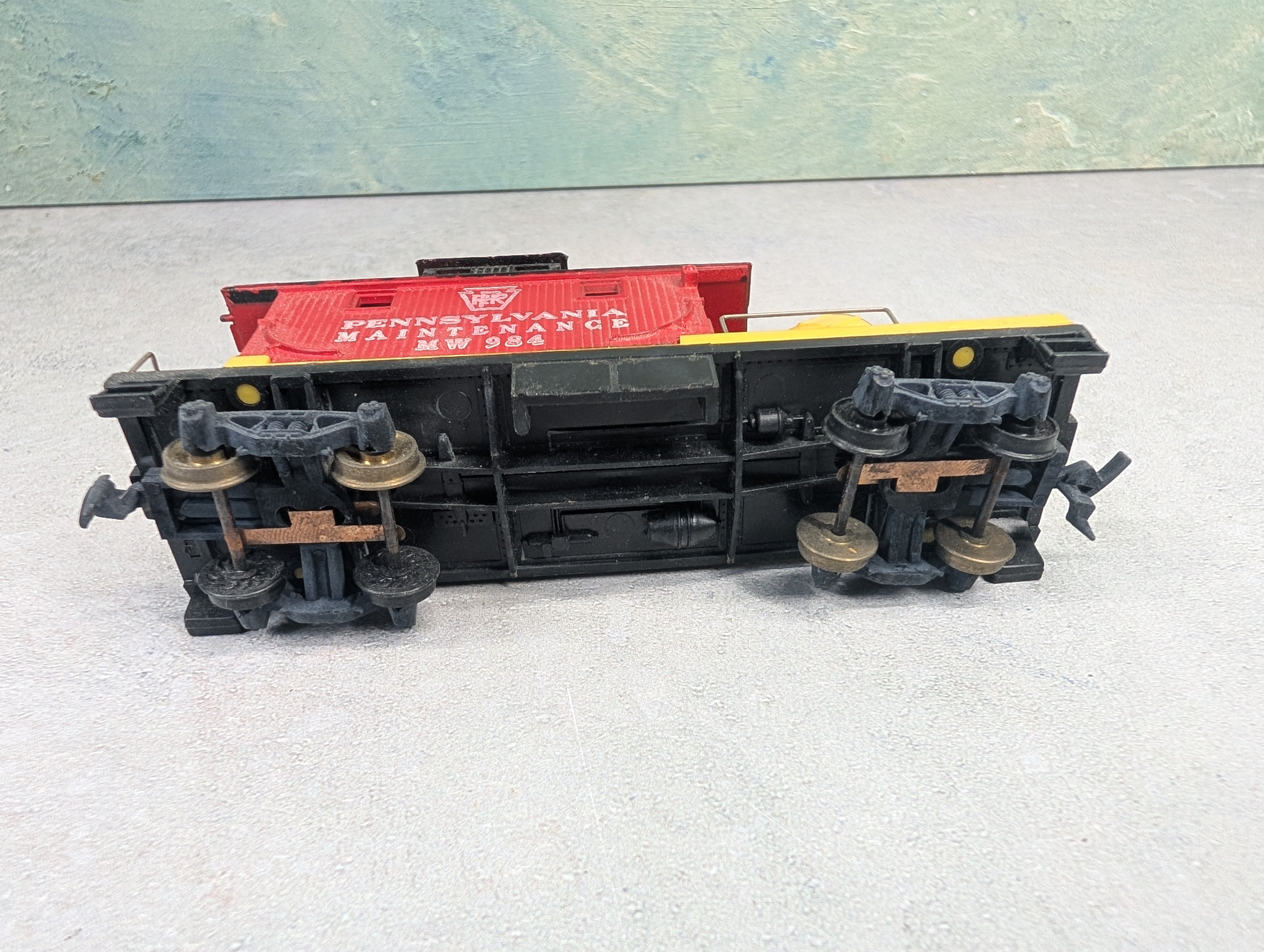 USED Tyco HO Scale MOW Floodlight Car Pennsylvania MW #984