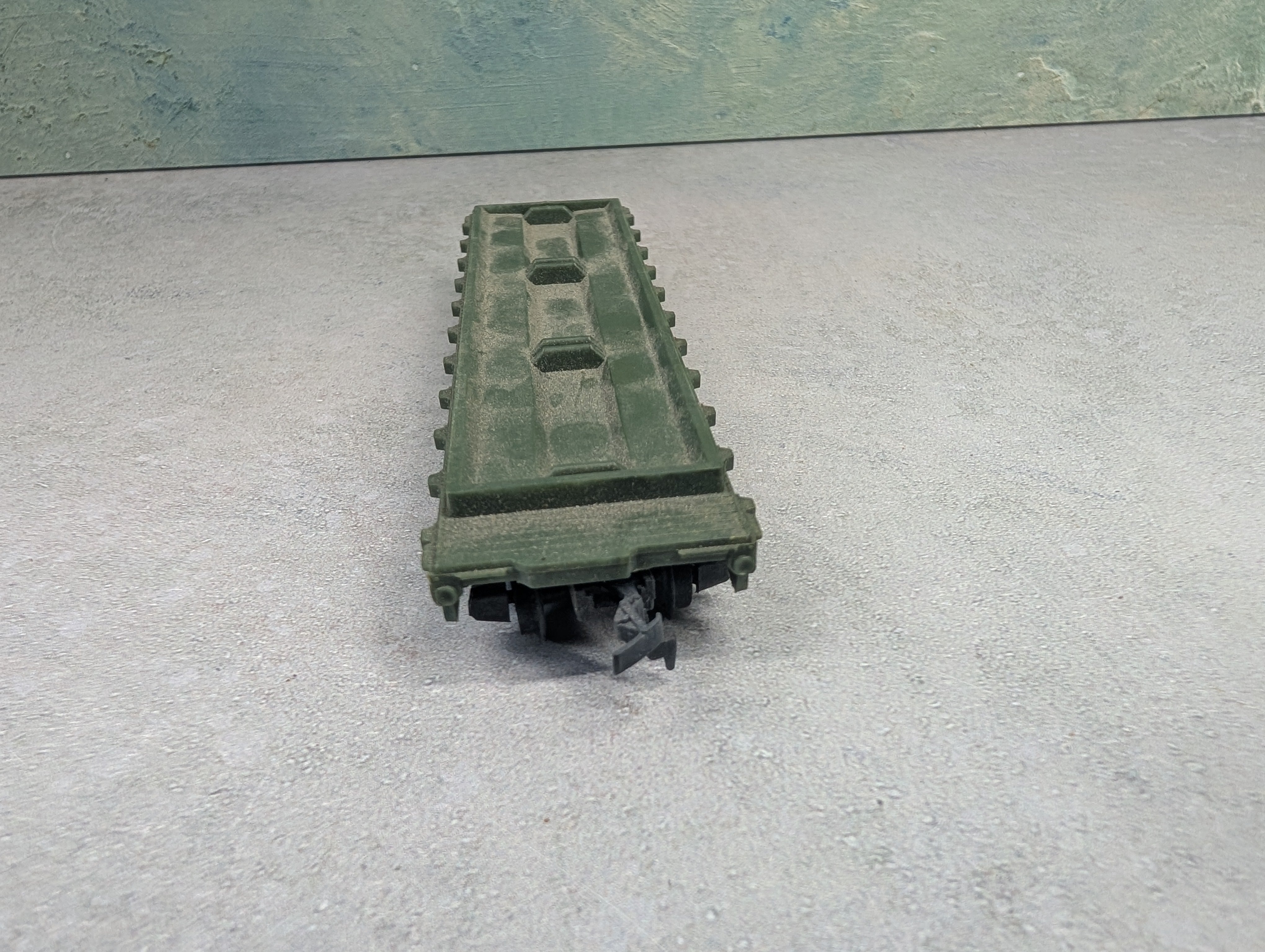 USED Tyco HO Scale 40' Flat Car Western Maryland 2475