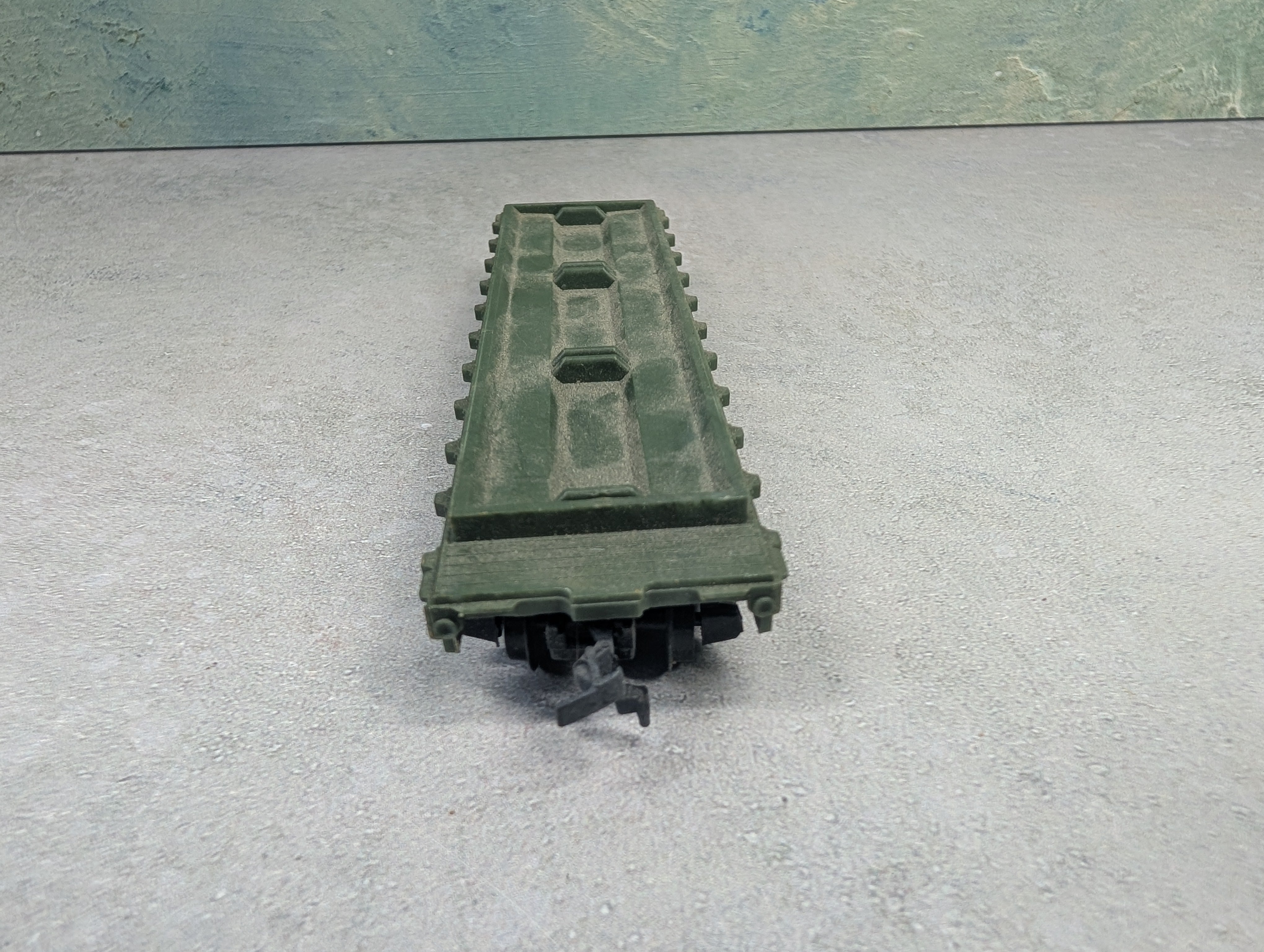 USED Tyco HO Scale 40' Flat Car Western Maryland 2475