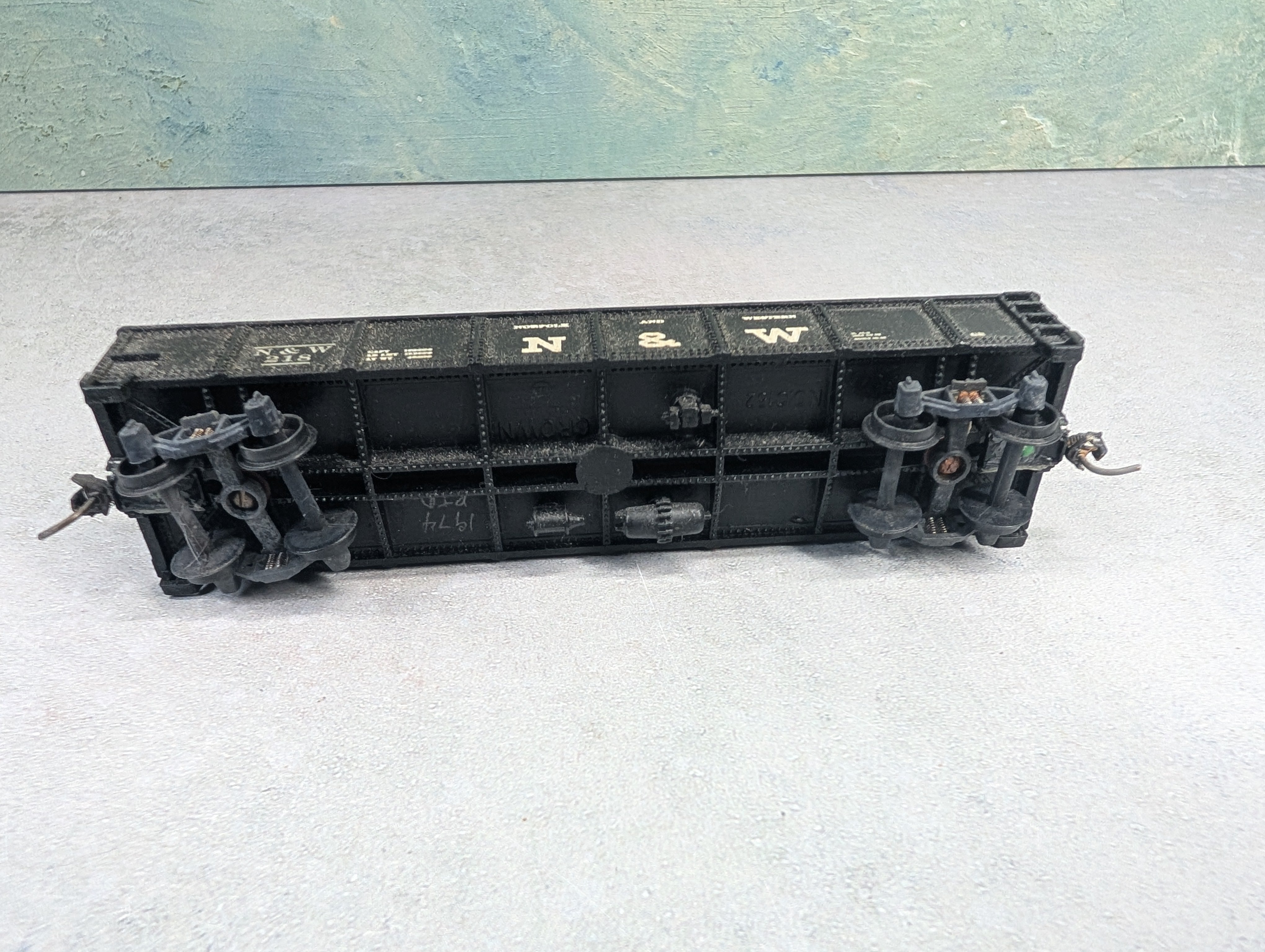 USED Crown HO Scale 40' Gondola Norfolk & Western N&W #218 Custom