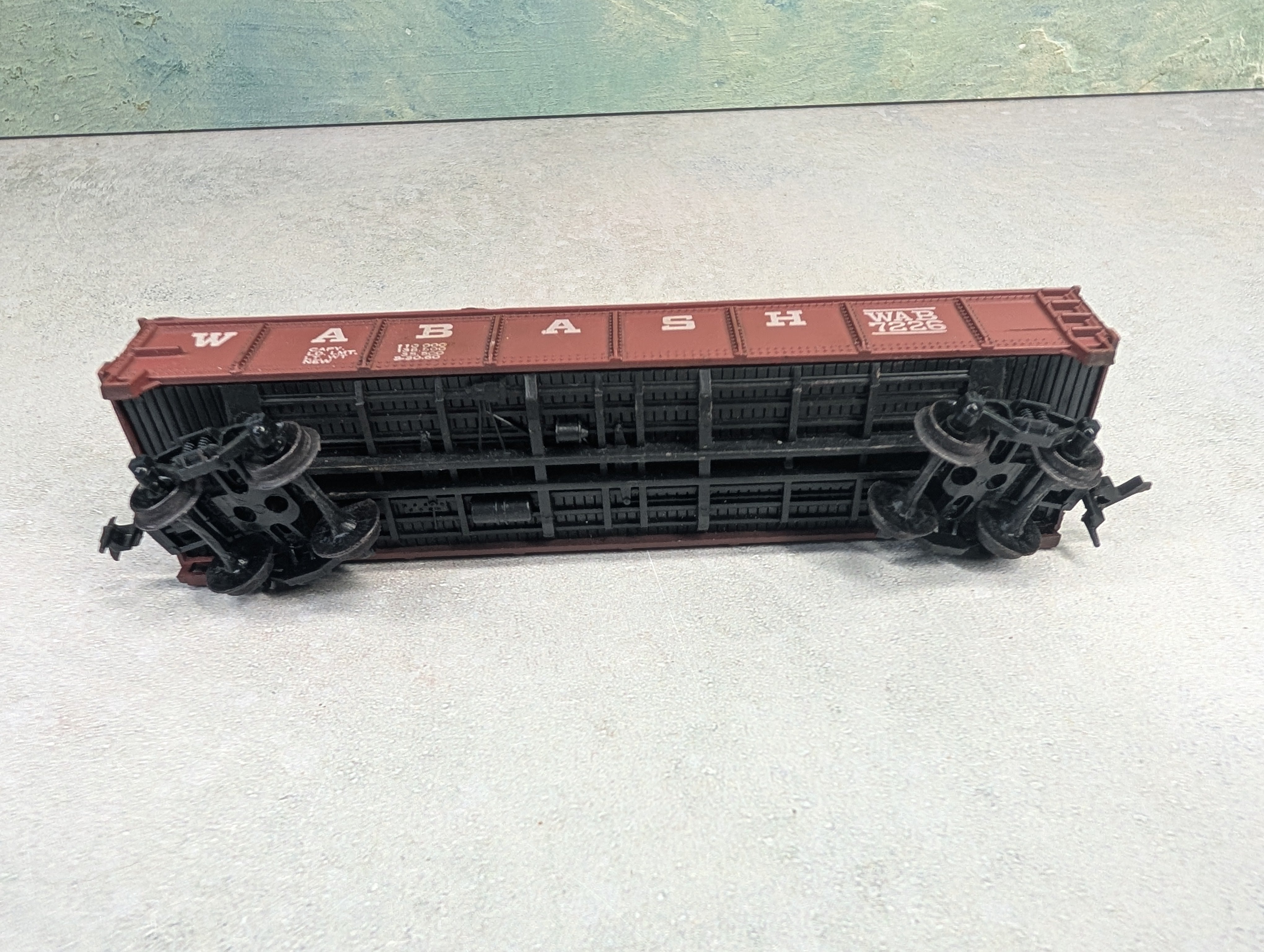 USED HO Scale 40' Gondola Wabash WAB #7226 w/ Coal Load