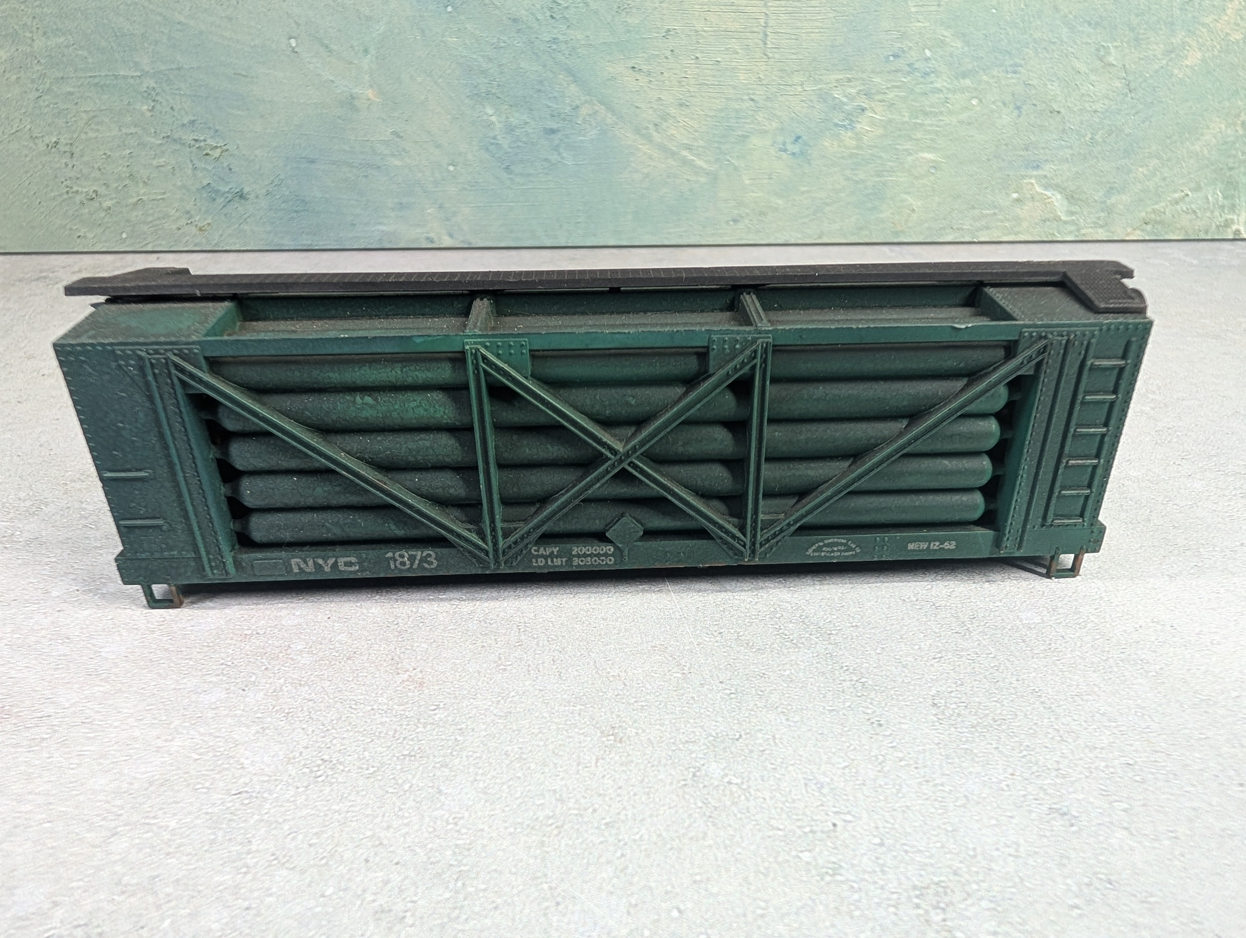 USED ROCO HO Scale Helium Car New York Central NYC #1873 Weathered