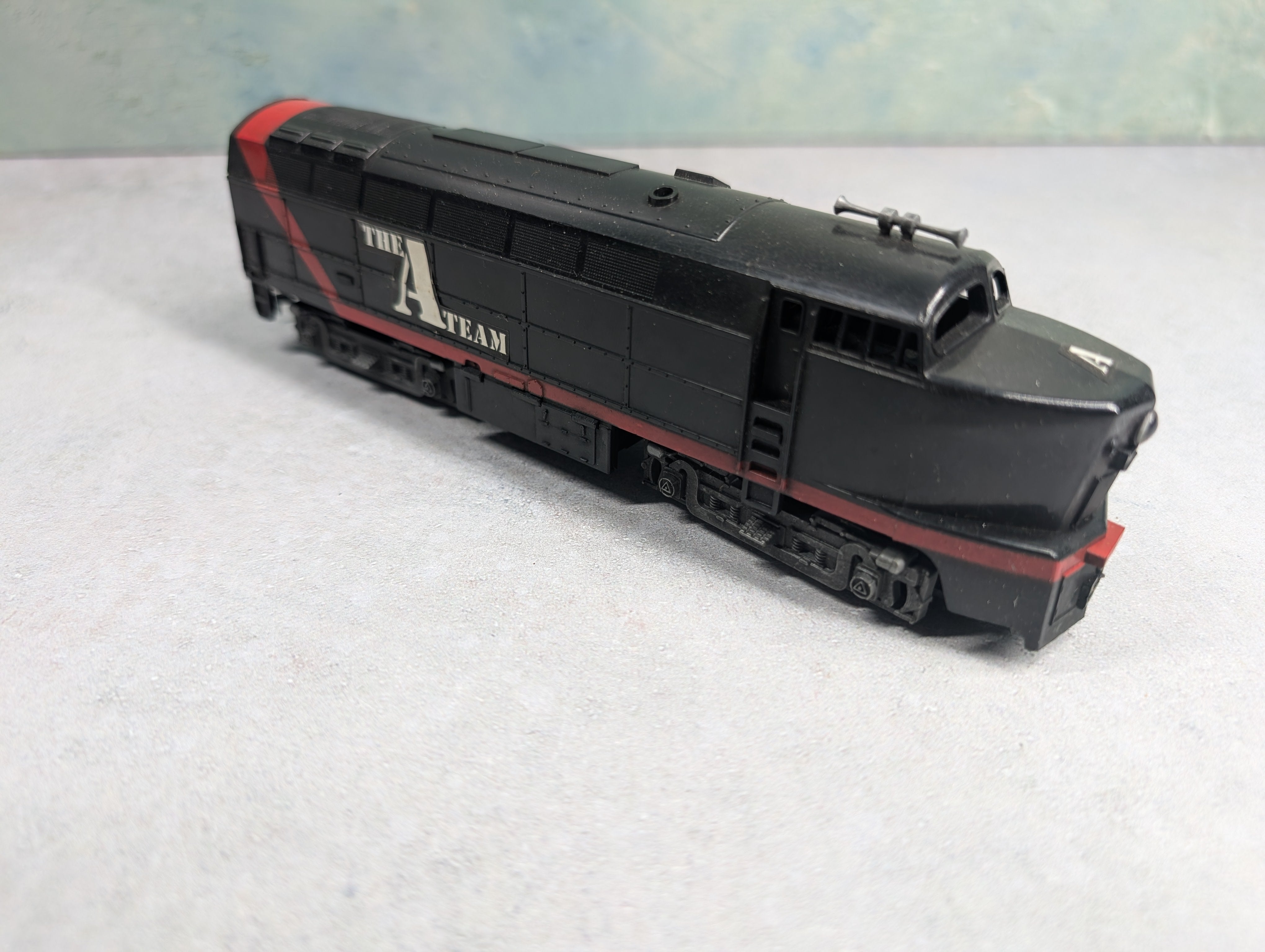 USED Tyco HO Scale Diesel Locomotive The A Team Runs DC