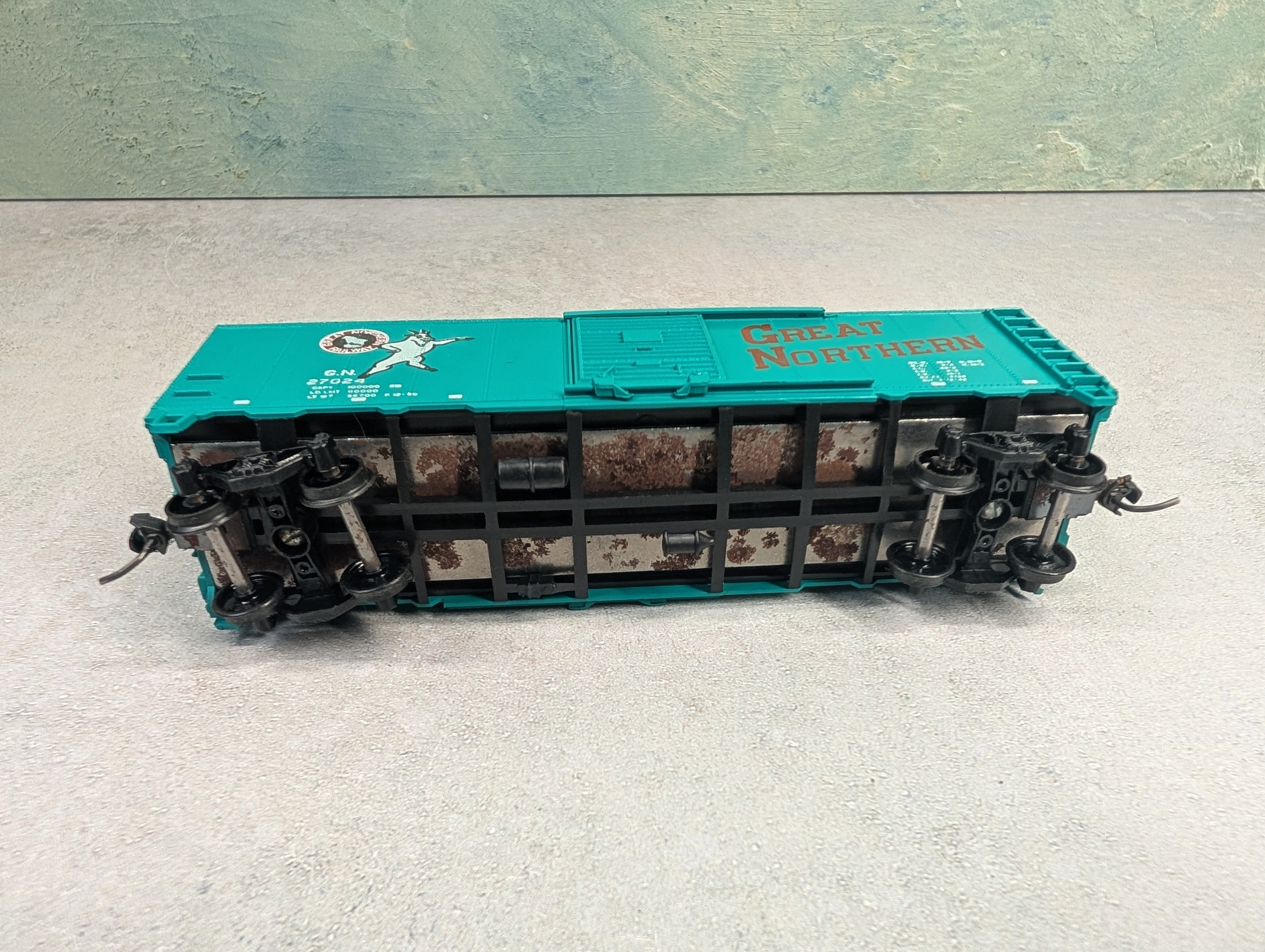USED Athearn HO Scale 40' Box Car Great Northern GN #27024