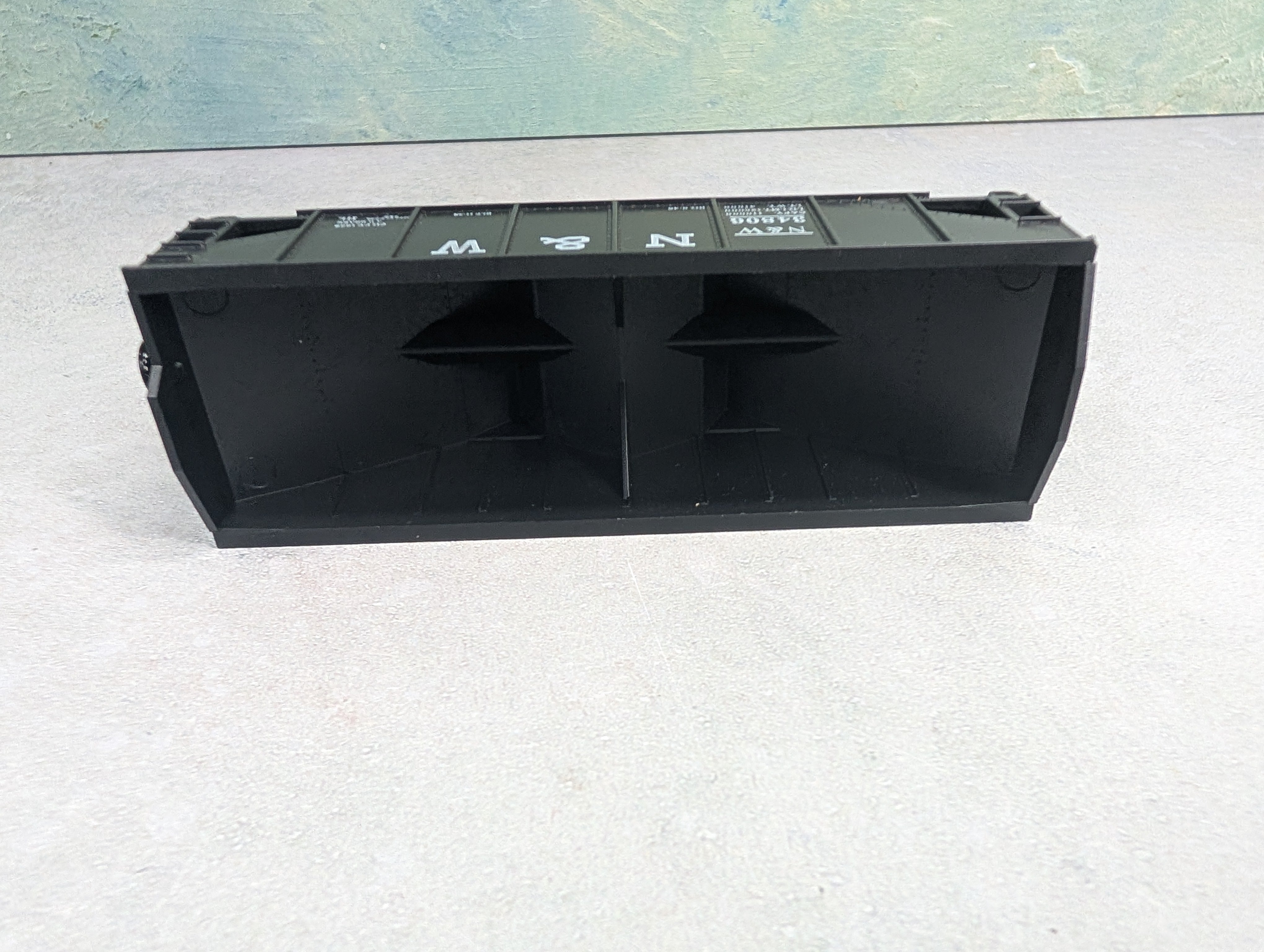 USED Athearn HO Scale 2 Bay Open Hopper Norfolk & Western NW #34806