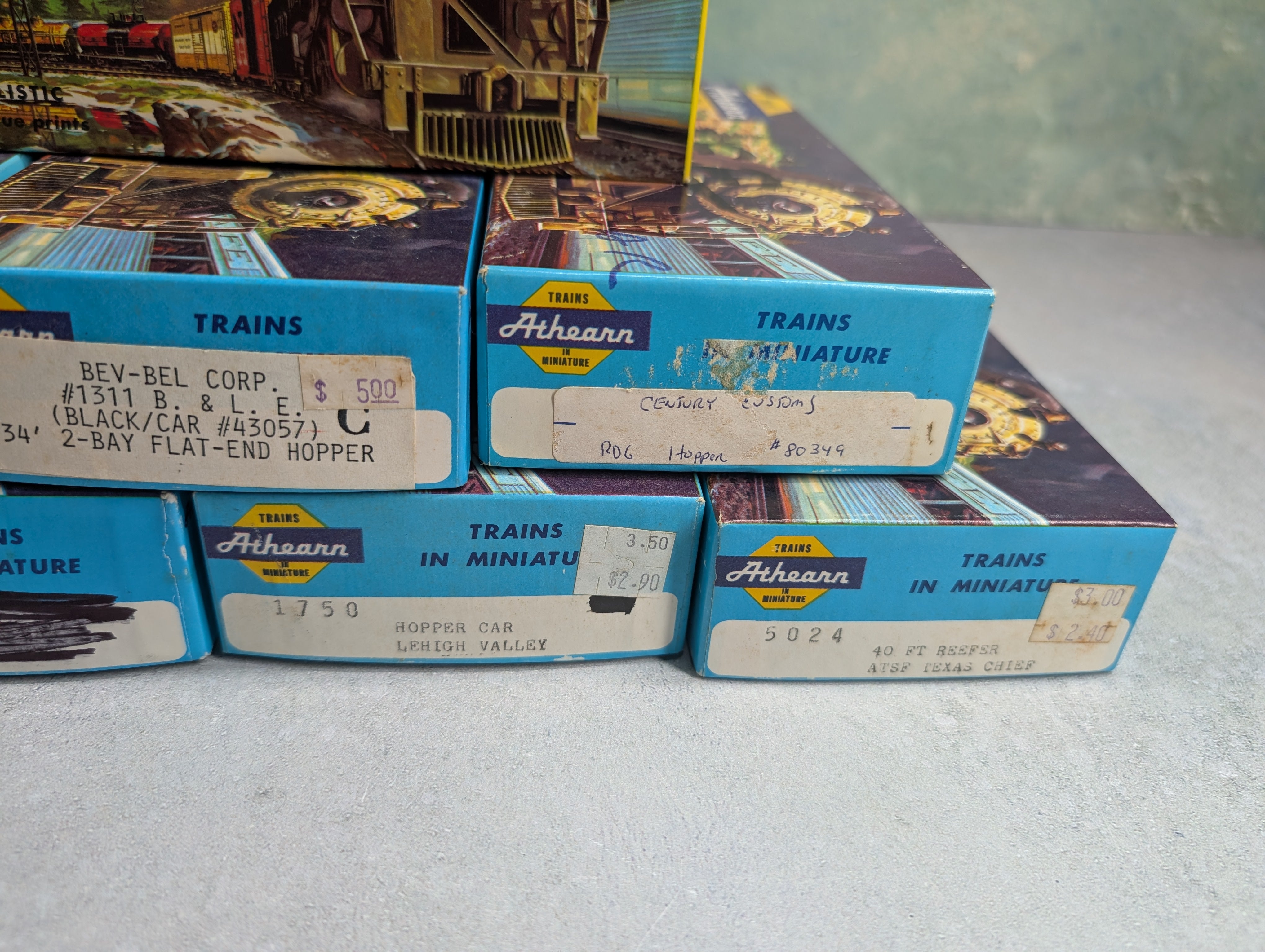 USED Athearn HO Scale Empty Boxes For Storage (8 pcs)