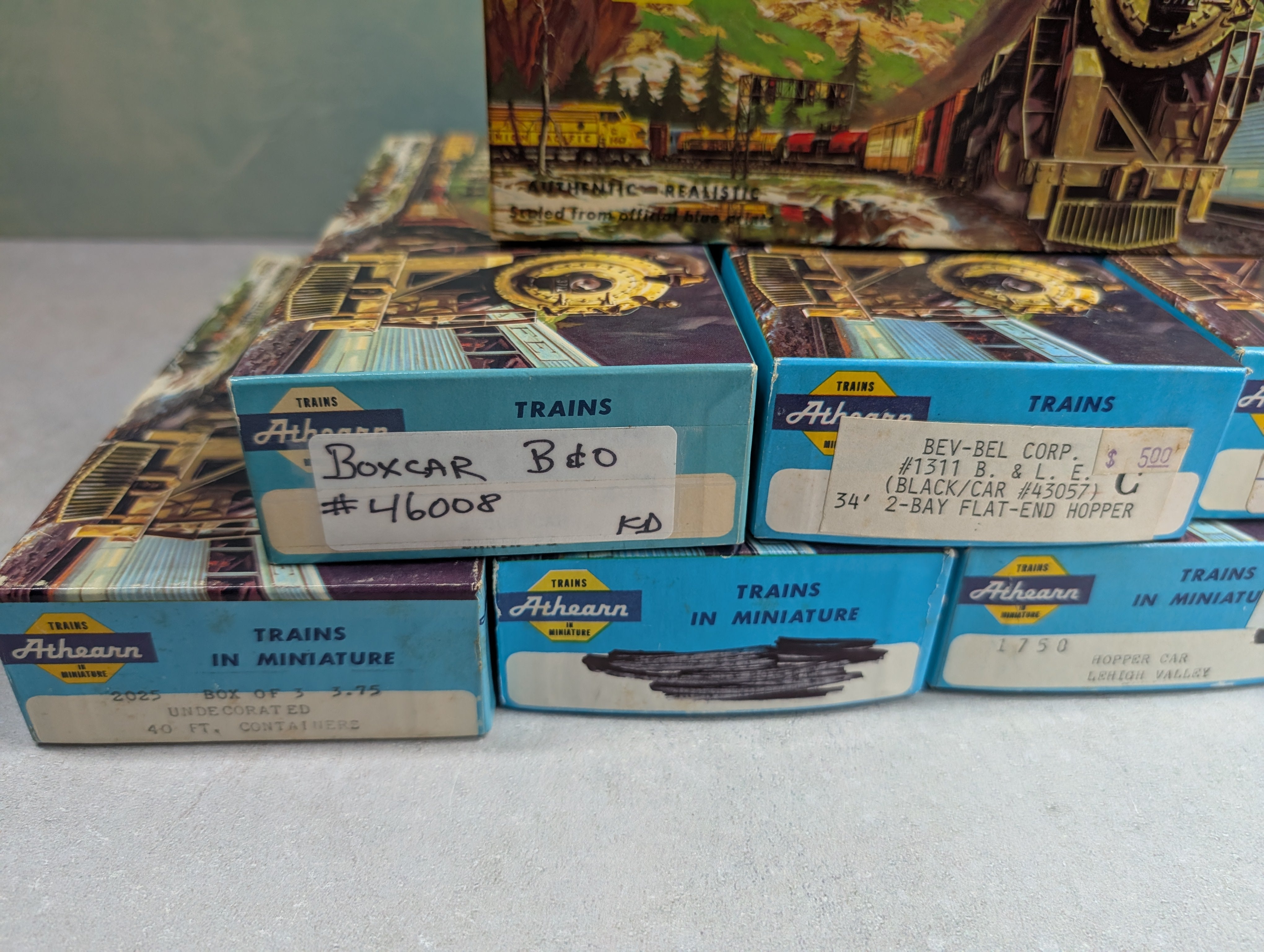 USED Athearn HO Scale Empty Boxes For Storage (8 pcs)