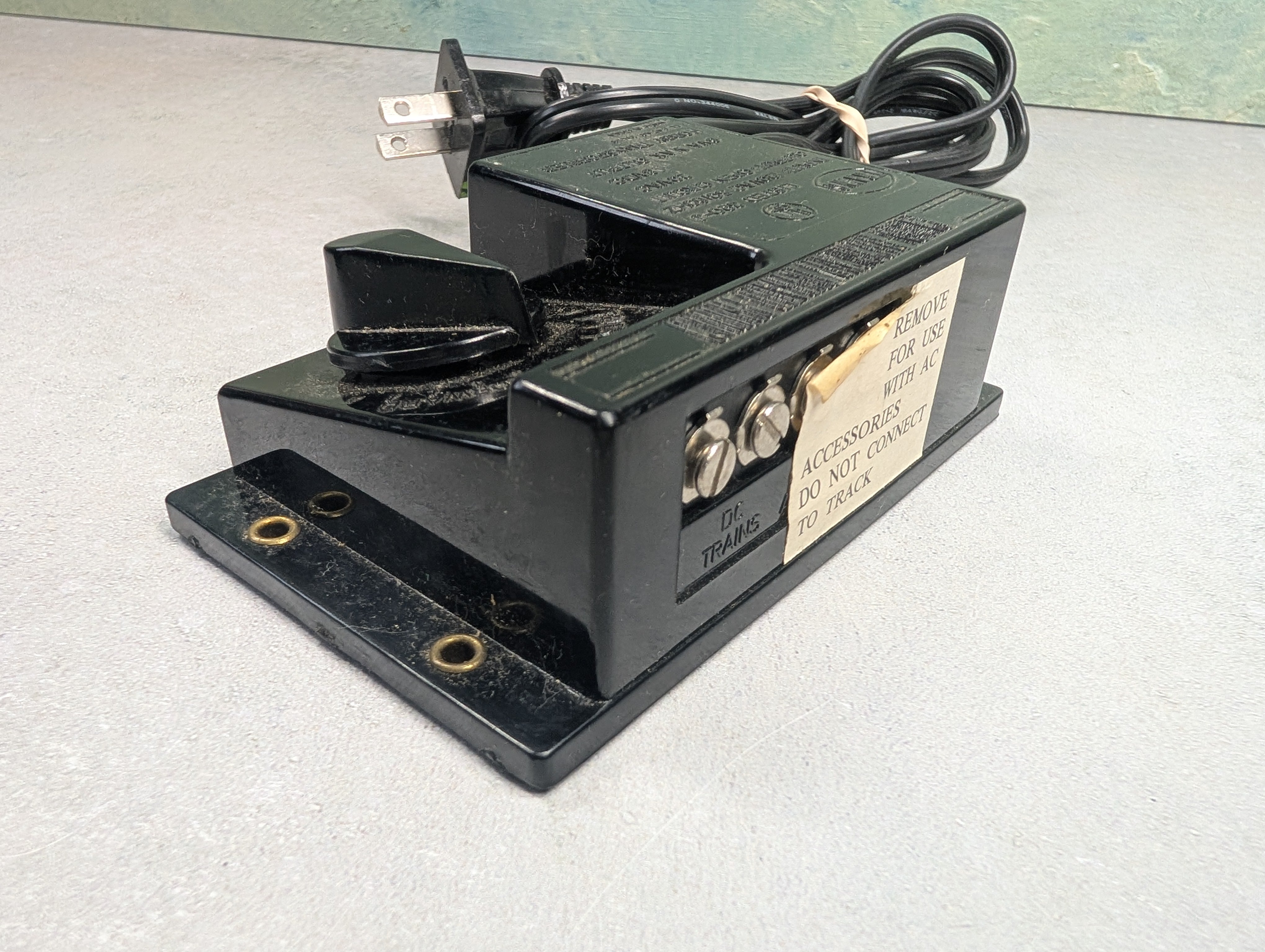 USED Life-Like HO Scale Black DC Hobby Transformer Tested