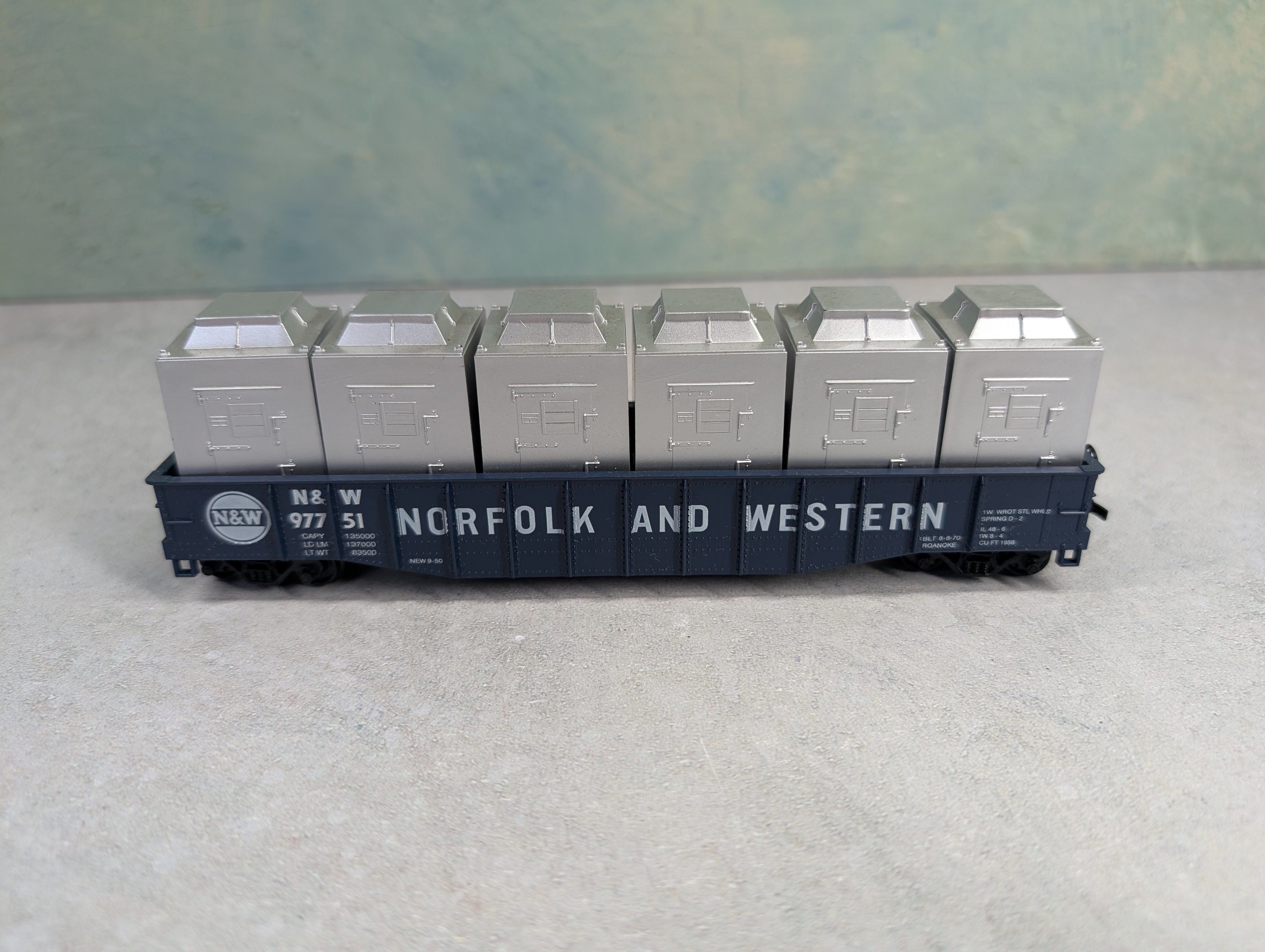 USED Athearn HO Scale Frozen Food Gondola w/ Loads Norfolk & Western N&W #97751