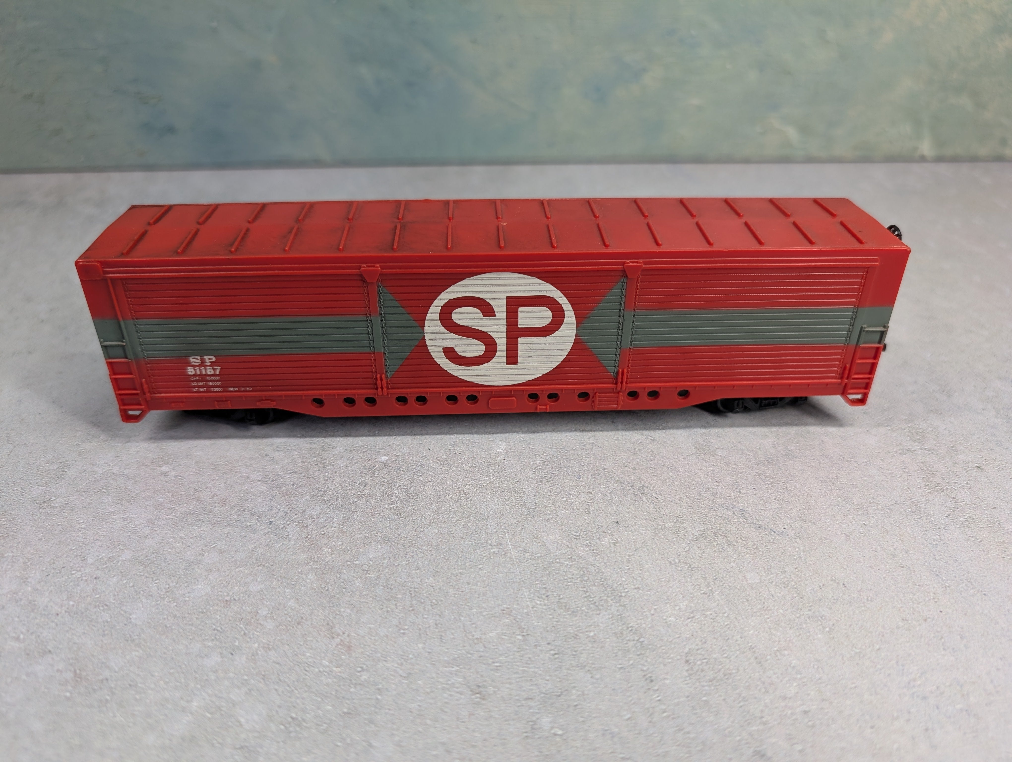 USED Bachmann HO Scale All Door Box Car Southern Pacific SP #51187