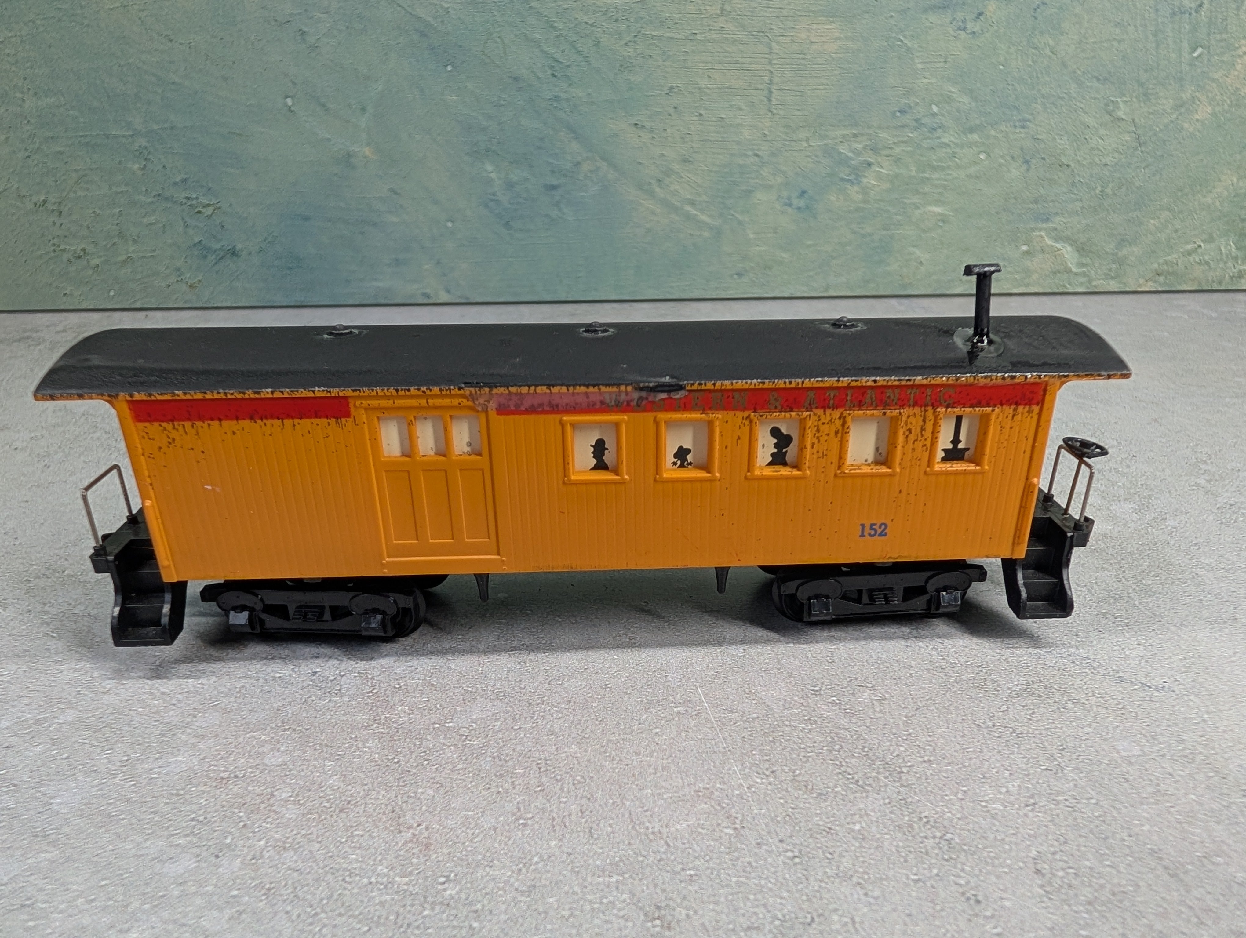 USED Mantua HO Scale Old Time Combine Passenger Car Western & Atlantic W&A #152