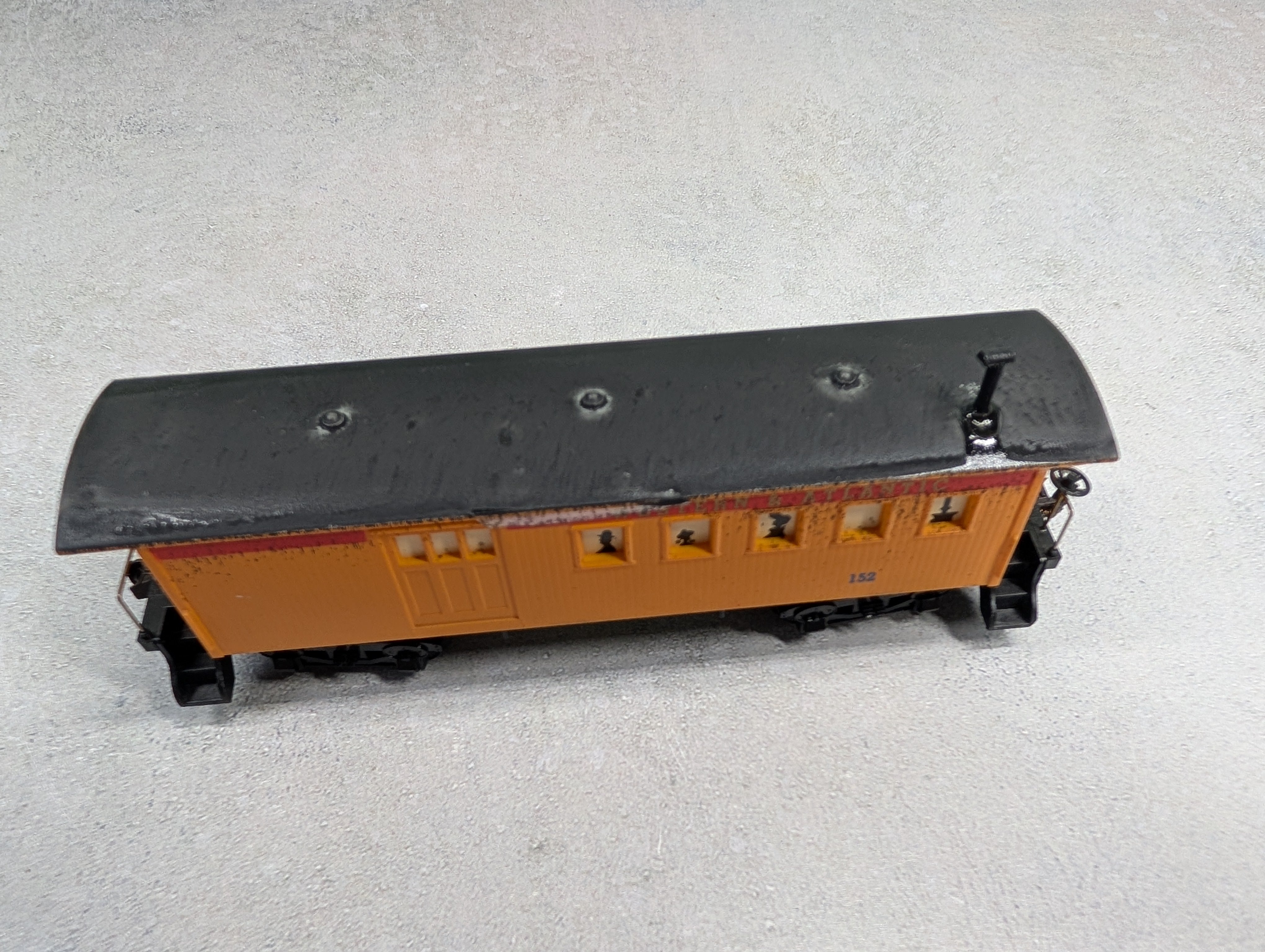 USED Mantua HO Scale Old Time Combine Passenger Car Western & Atlantic W&A #152