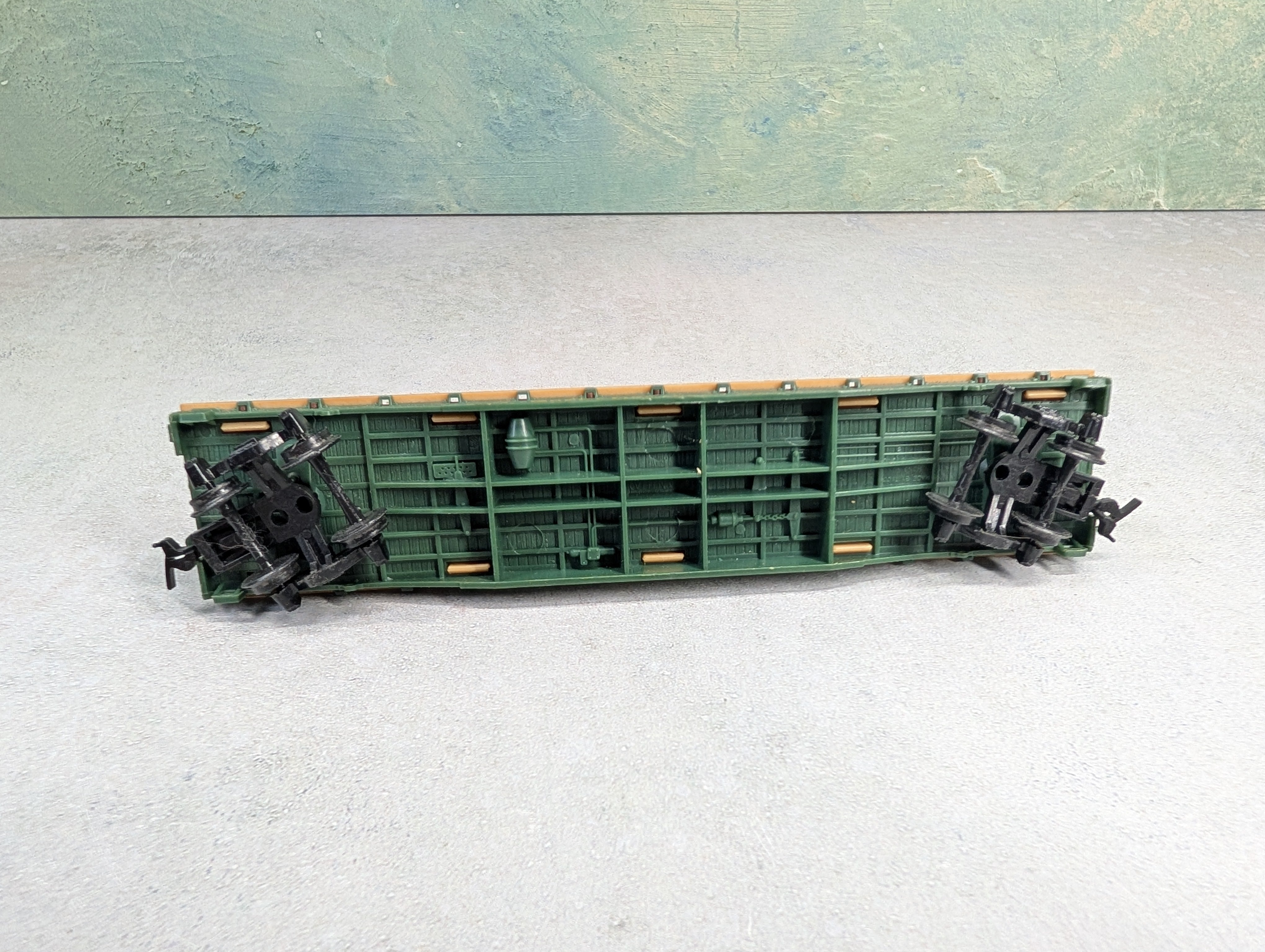 USED Mantua HO Scale Flat Car w/ Coil Load Great Northern GN #42953