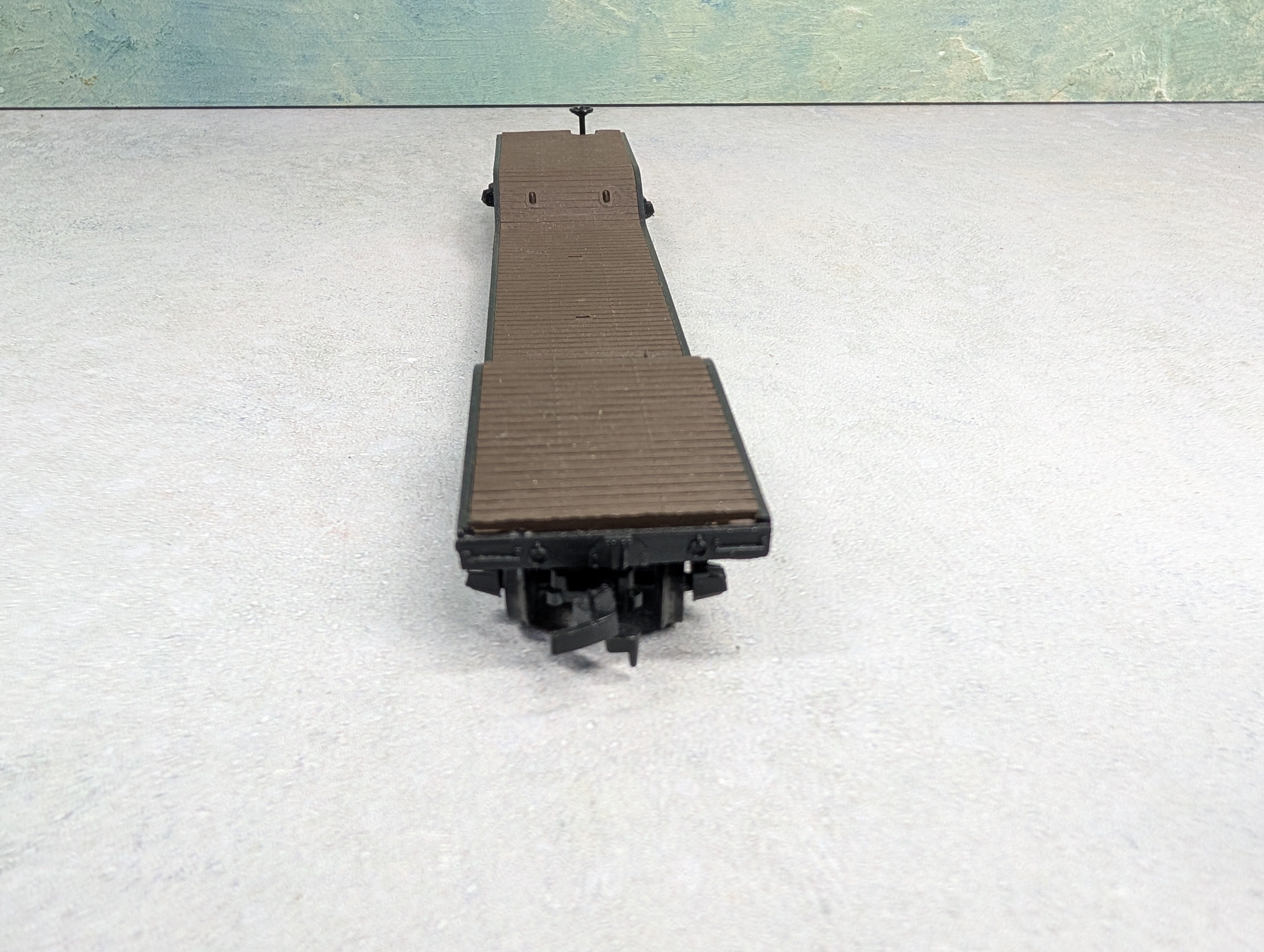 USED Con-Cor HO Scale Center Depressed Flat Car Baltimore & Ohio B&O #9003