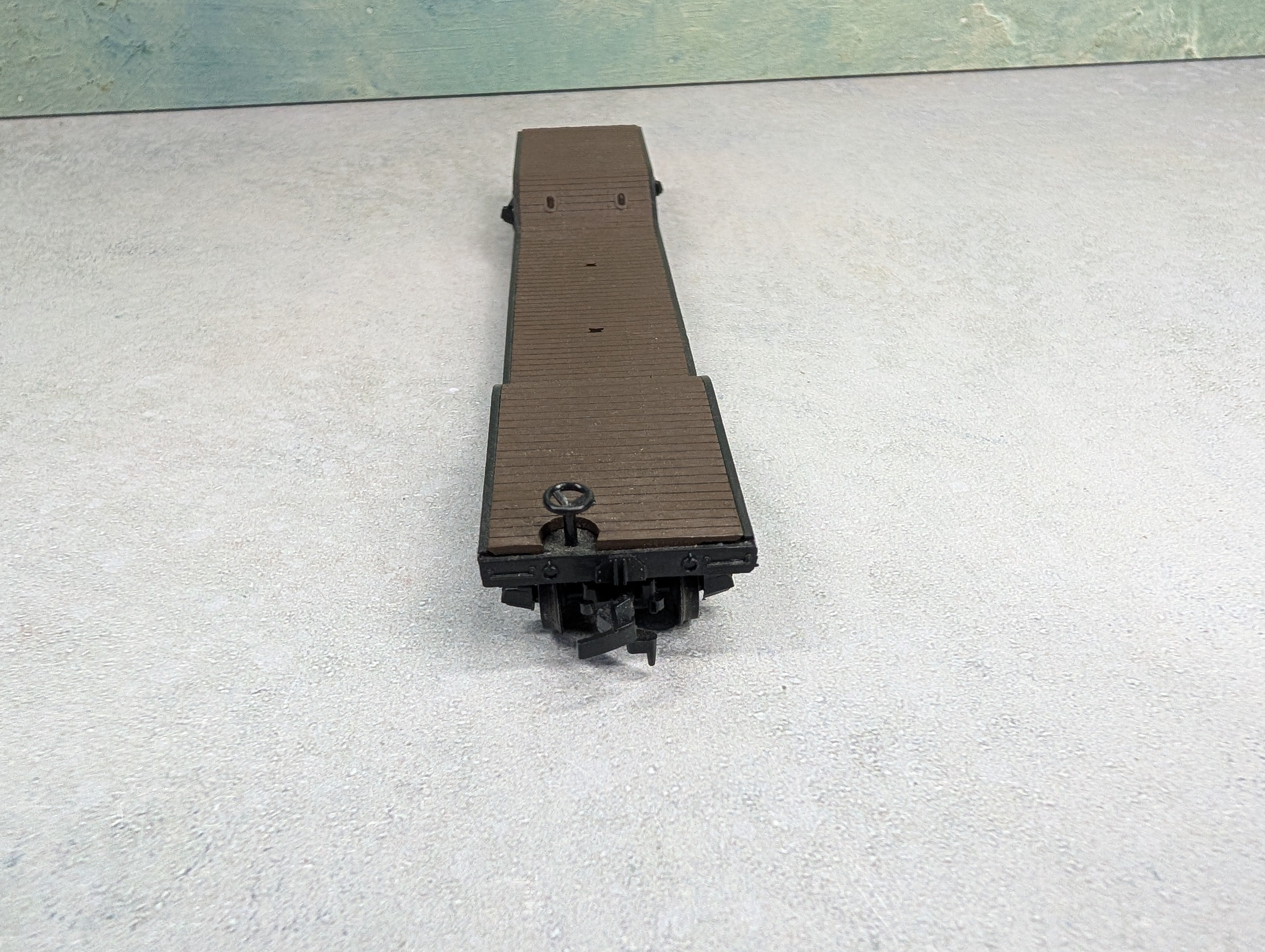 USED Con-Cor HO Scale Center Depressed Flat Car Baltimore & Ohio B&O #9003