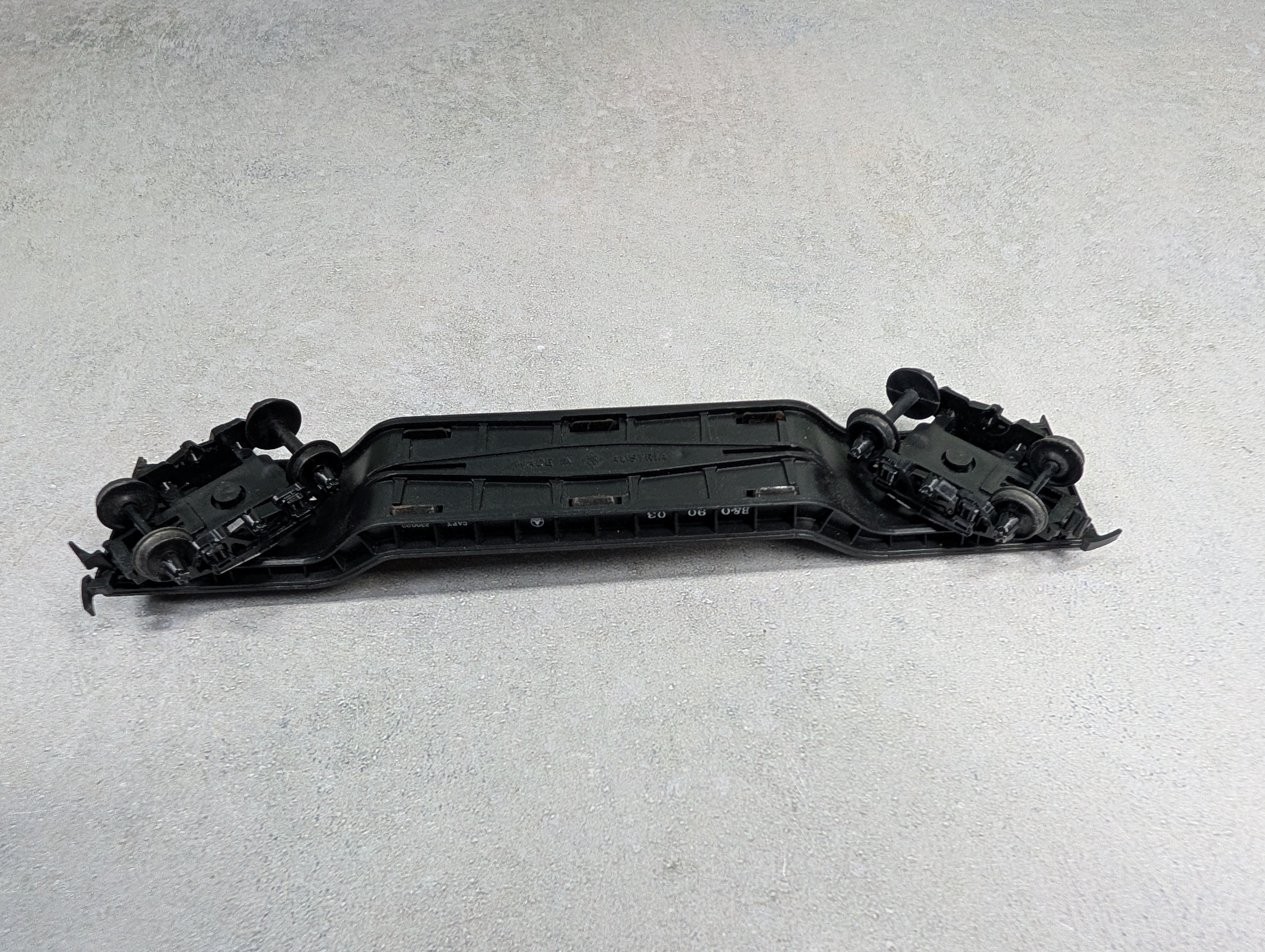 USED Con-Cor HO Scale Center Depressed Flat Car Baltimore & Ohio B&O #9003