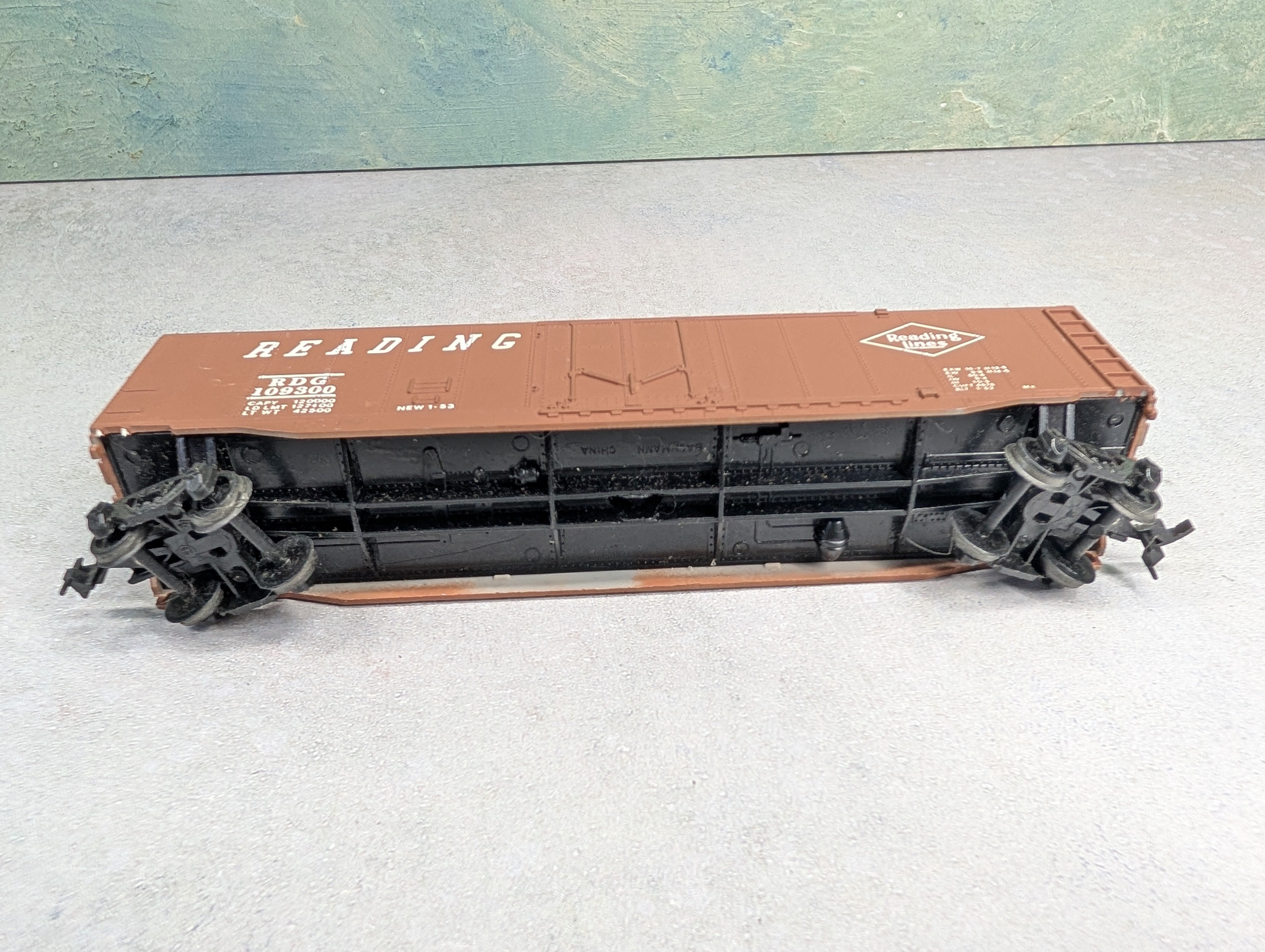 USED Bachmann HO Scale 50' Box Car Reading RDG #109300