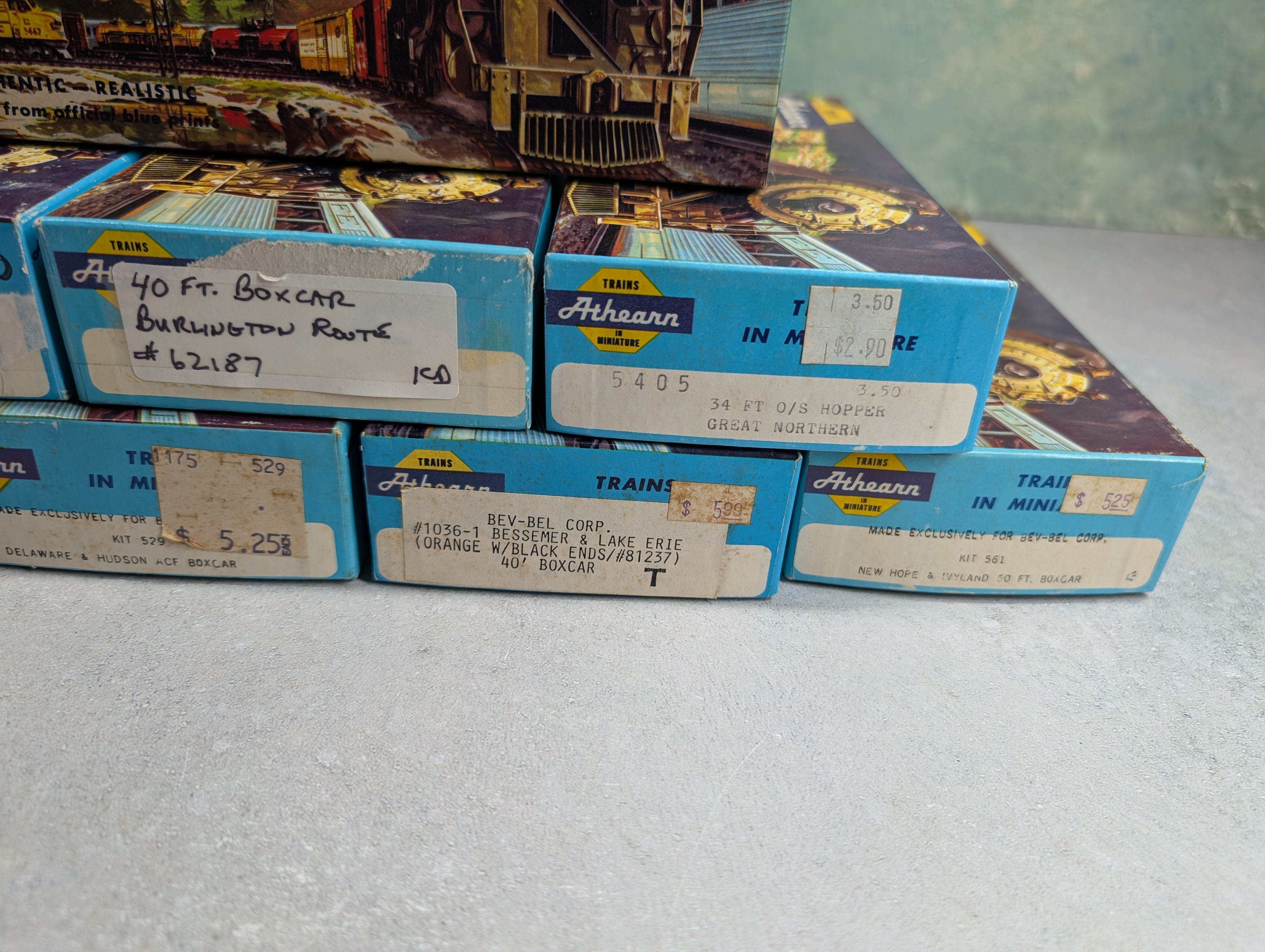 USED Athearn HO Scale Empty Boxes For Storage (8 pcs)