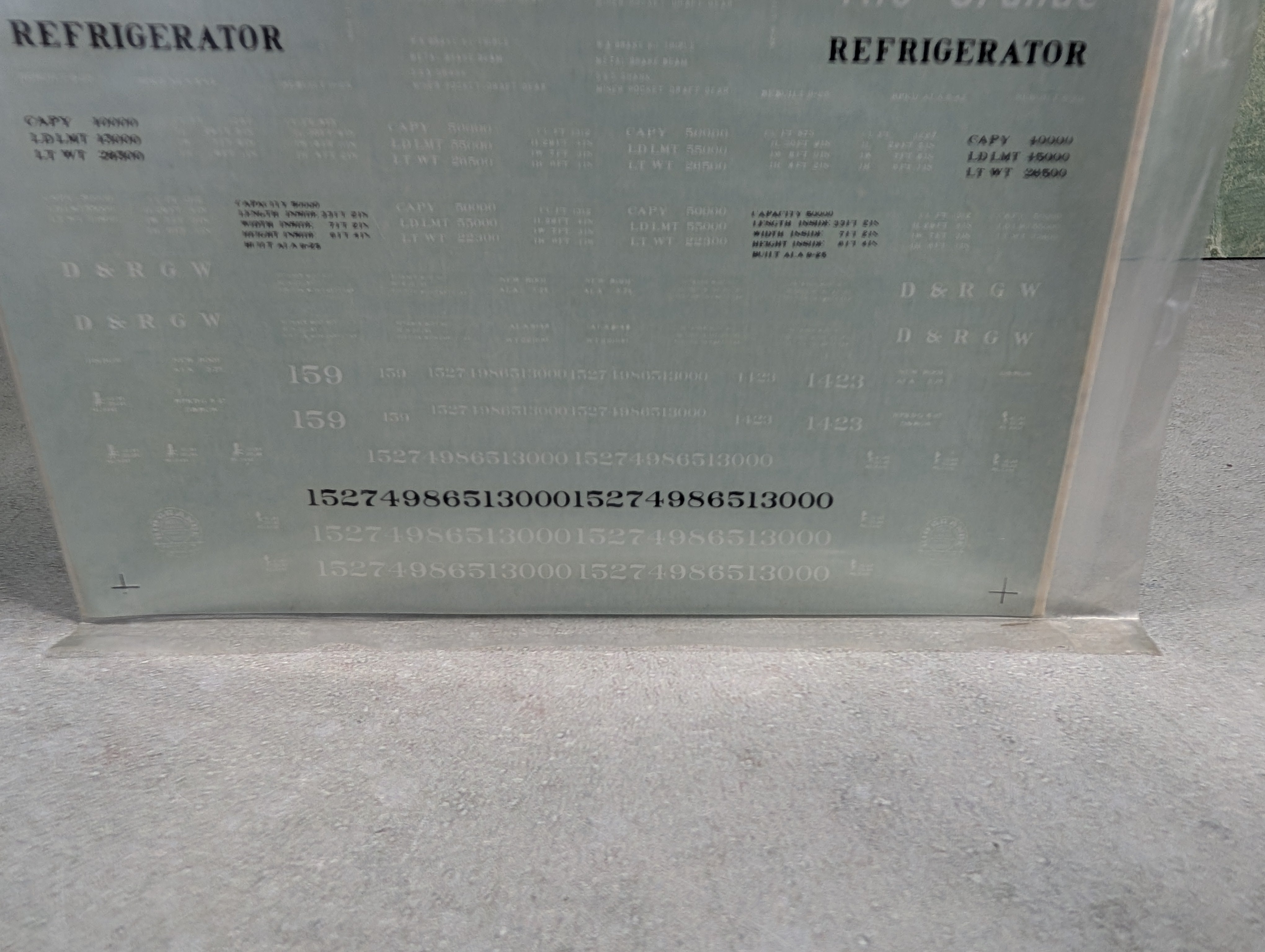 MICROSCALE RH-73 HO Scale Rio Grande D&RGW NG Freight Cars Decals