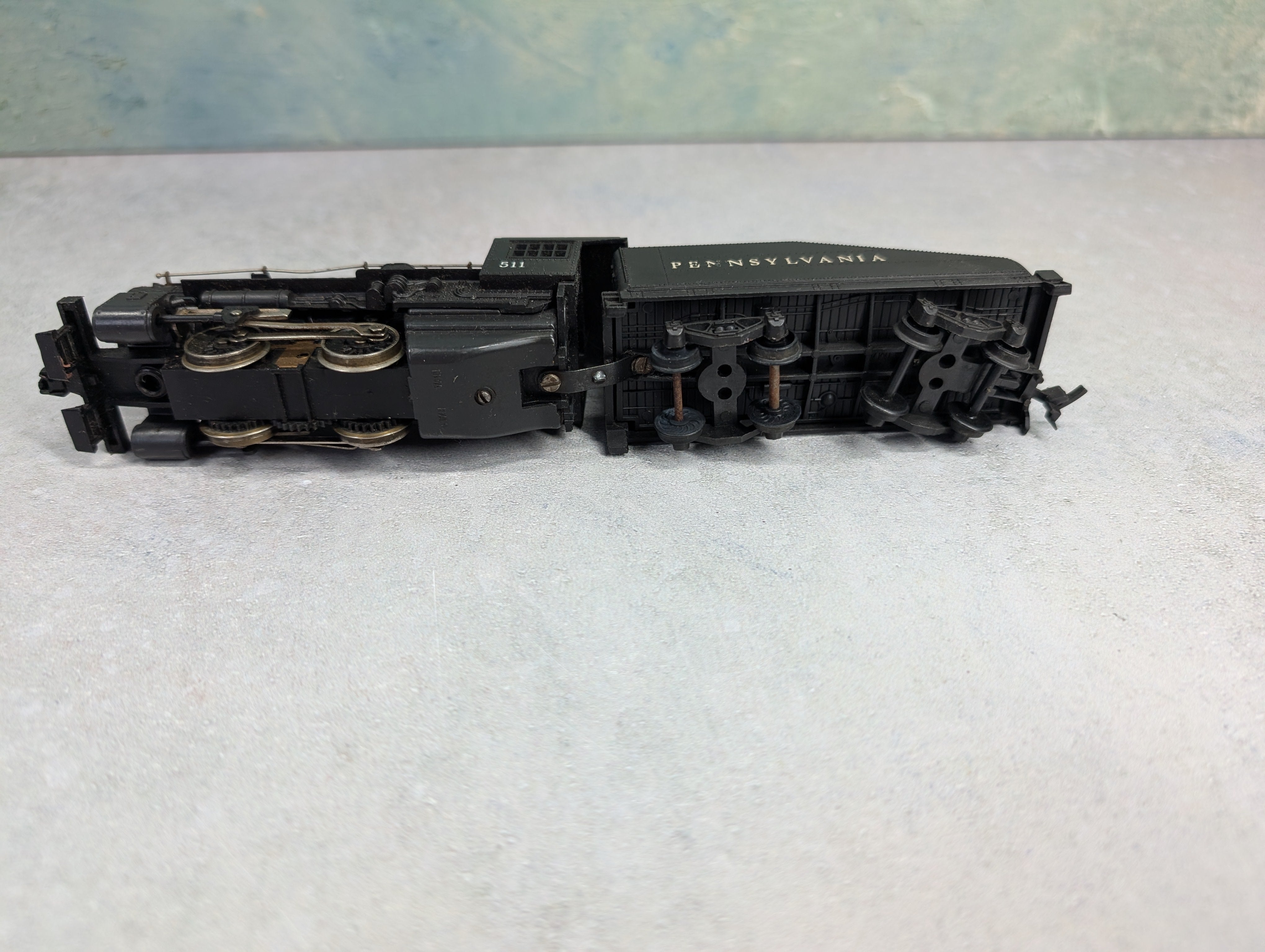 USED LIMA HO Scale 0-4-0 Steam Locomotive Pennsylvania Parts/Repairs DC
