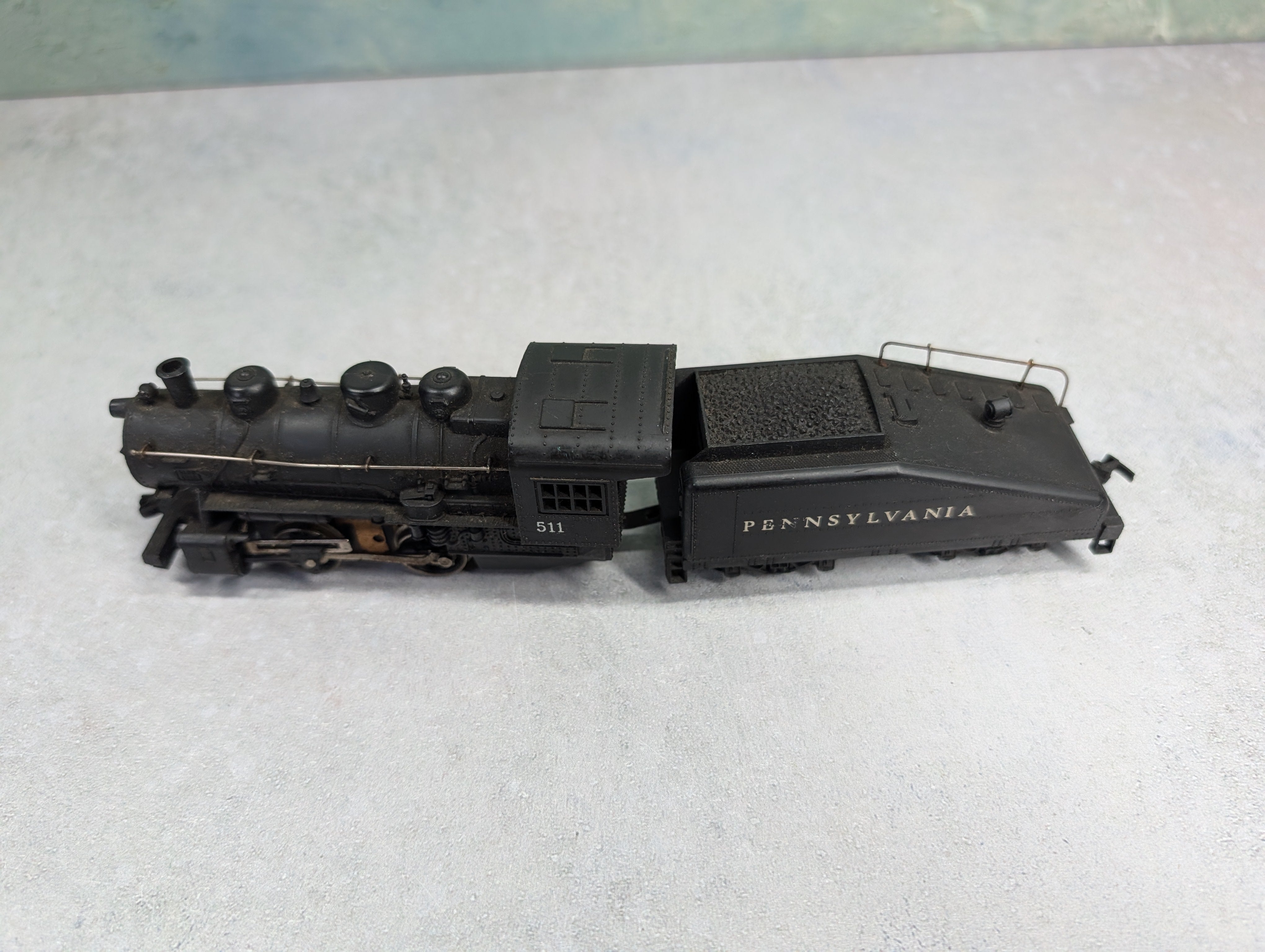 USED LIMA HO Scale 0-4-0 Steam Locomotive Pennsylvania Parts/Repairs DC