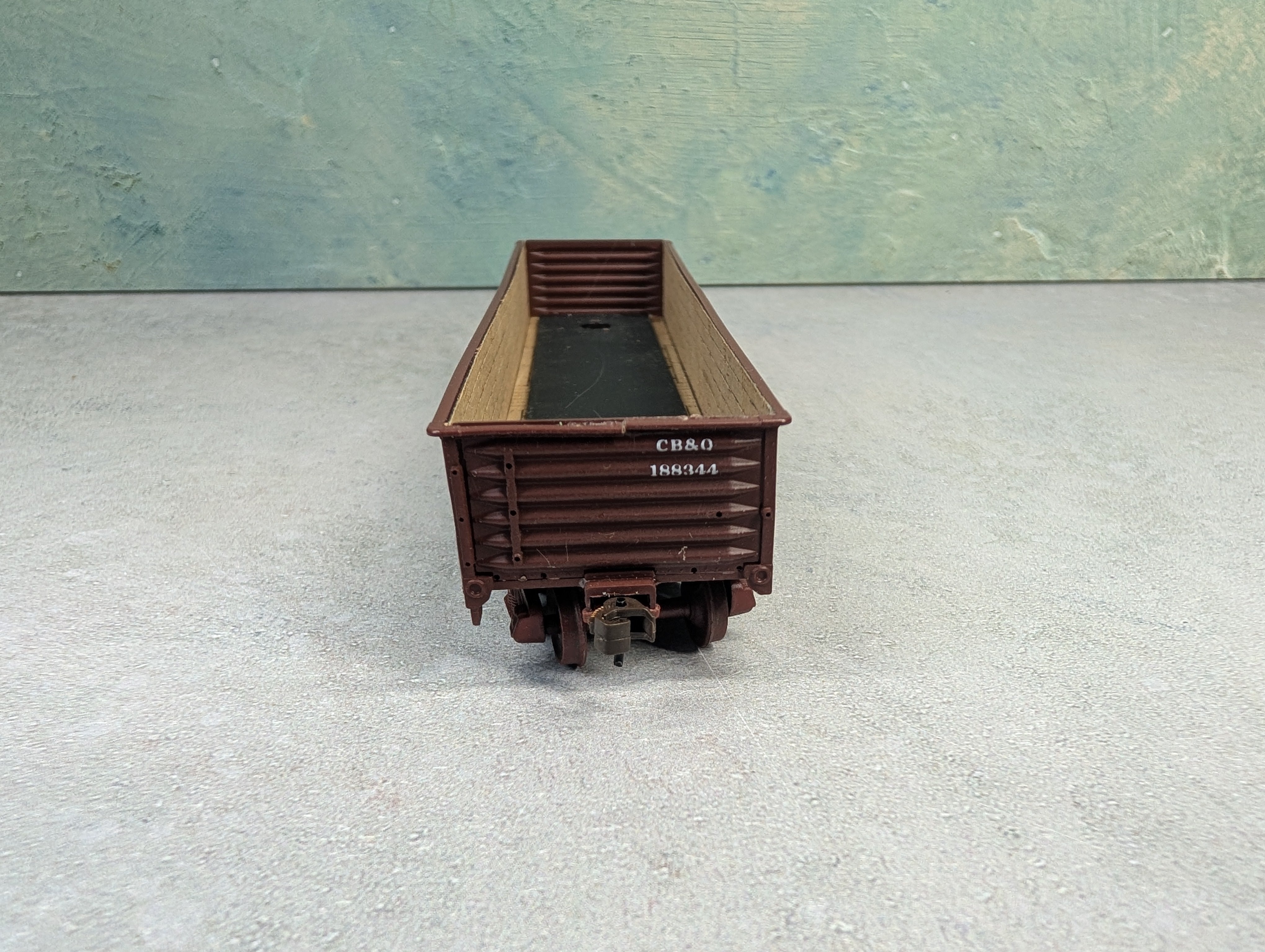 USED HO Scale 41' Wooden Gondola Burlington CB&Q #188344
