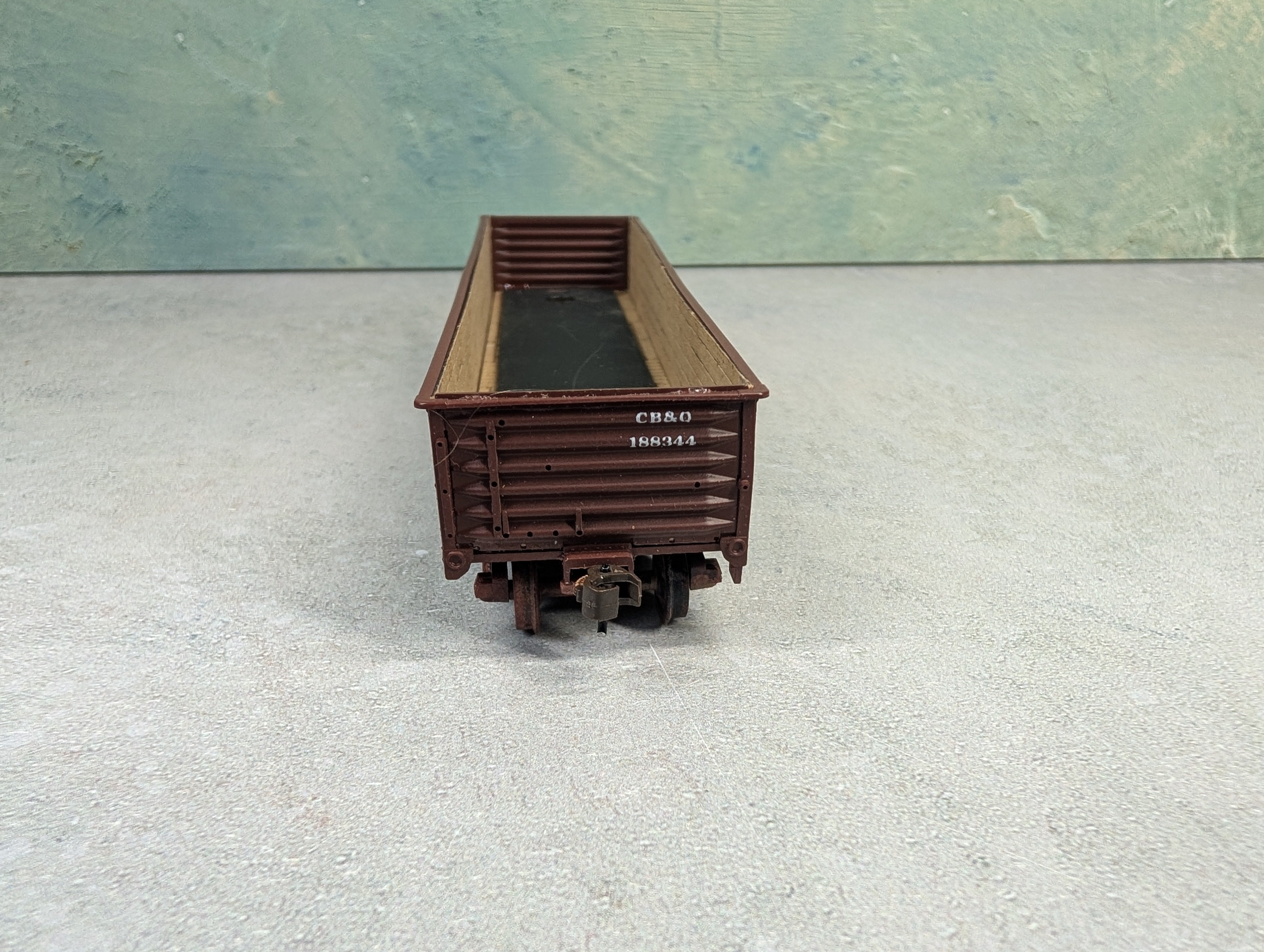 USED HO Scale 41' Wooden Gondola Burlington CB&Q #188344