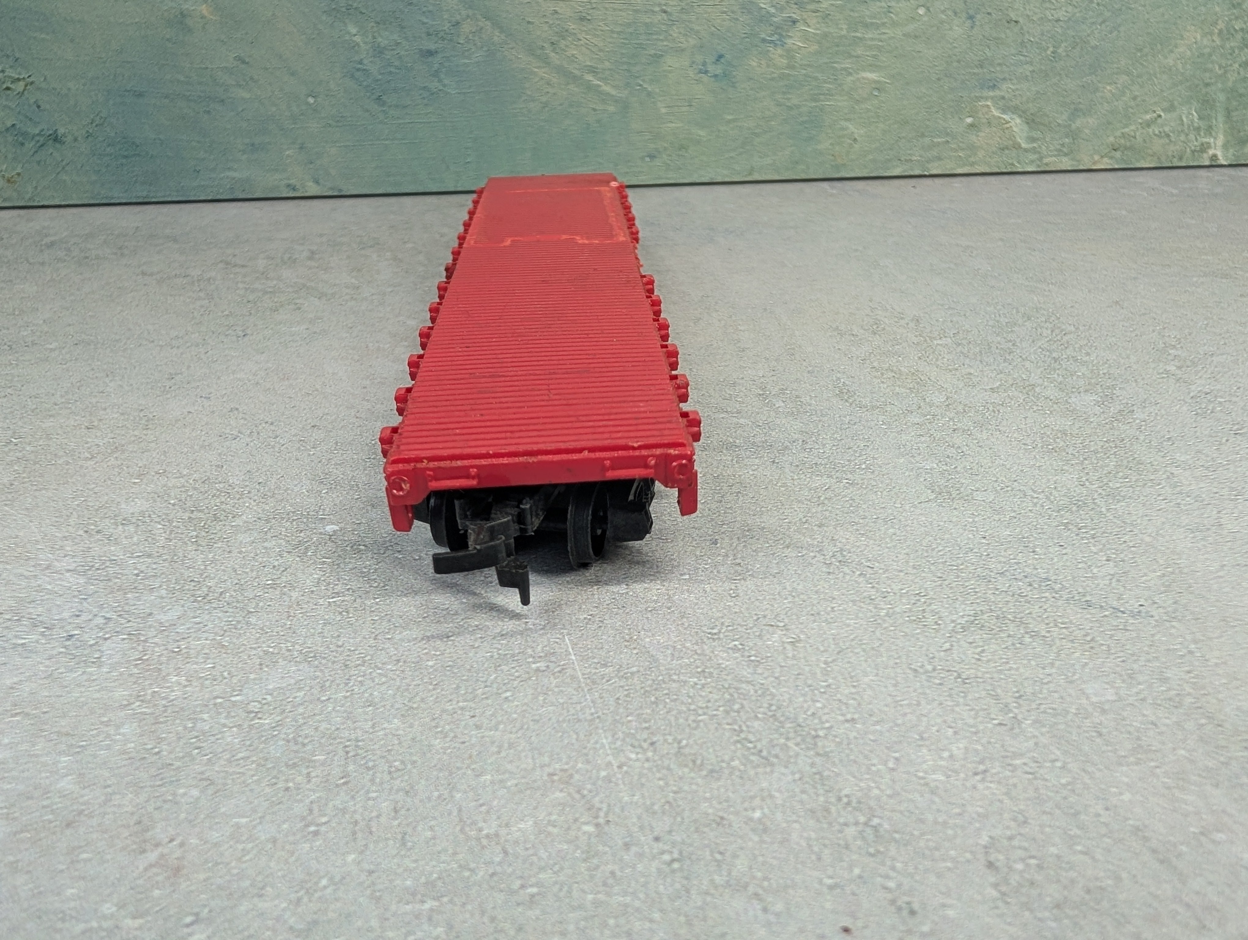 USED AHM HO Scale 50' Flat Car Fire Fox