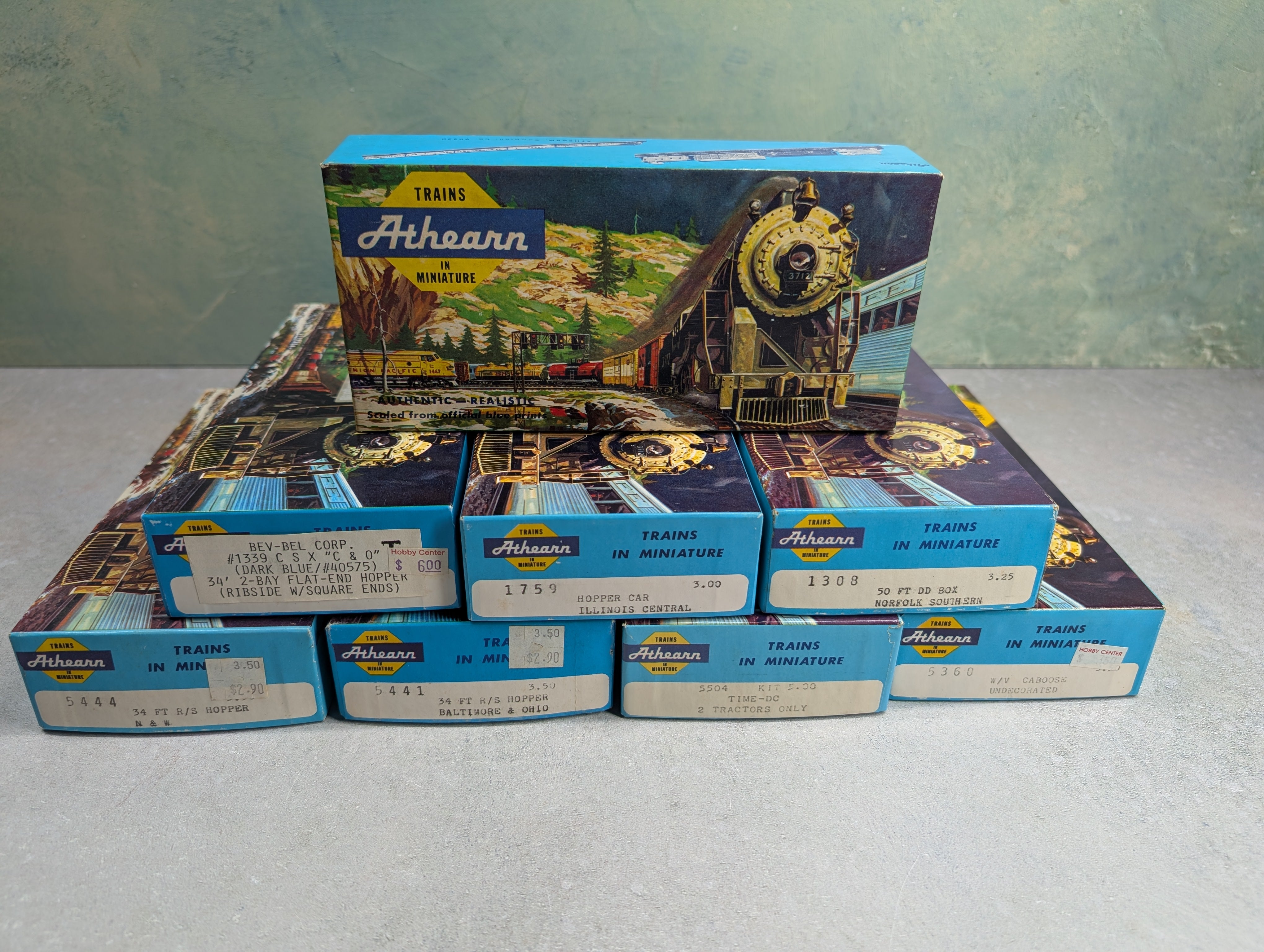 USED Athearn HO Scale Empty Boxes For Storage (8 pcs)