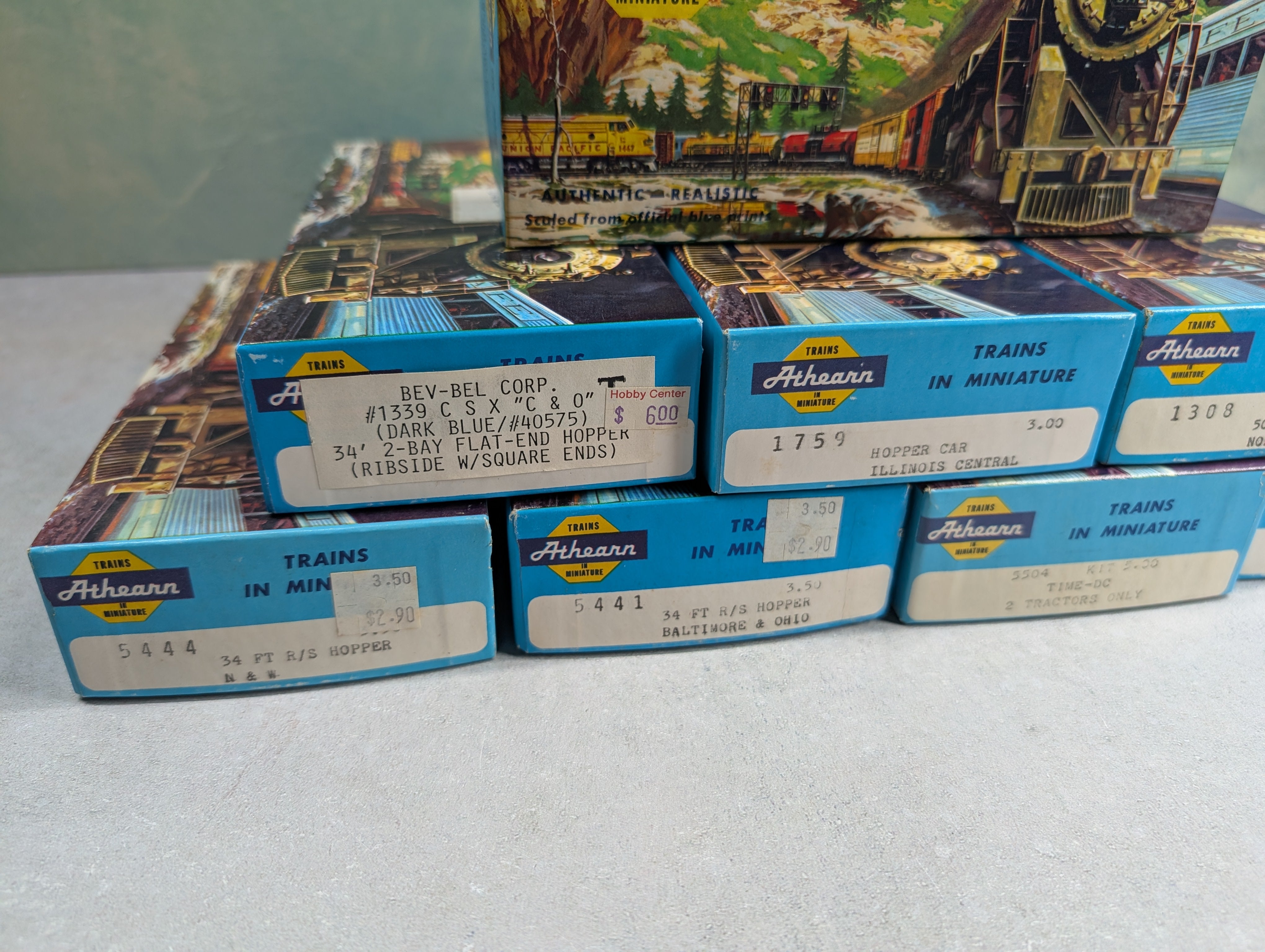 USED Athearn HO Scale Empty Boxes For Storage (8 pcs)