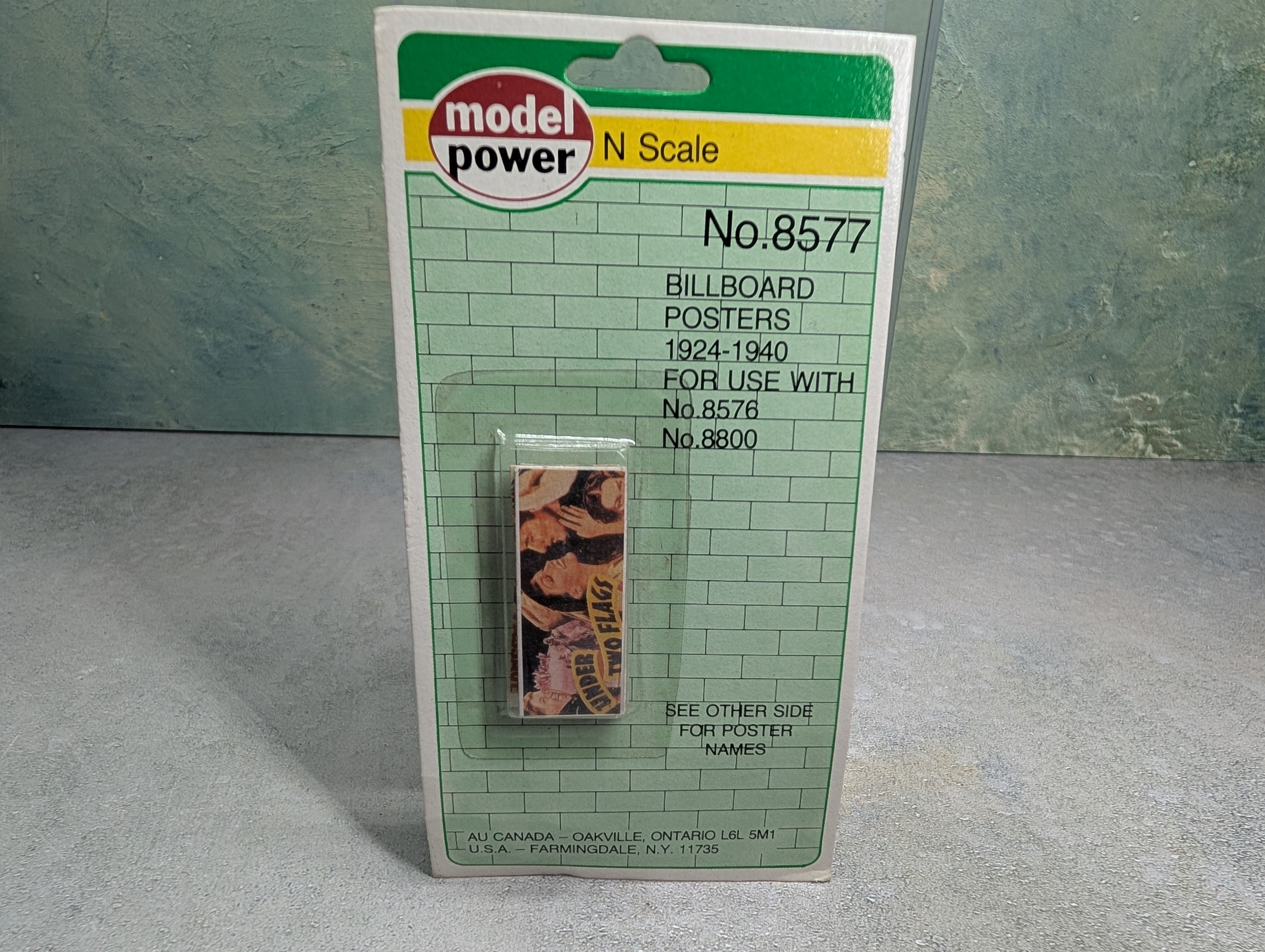 Model Power 8577 N Scale Billboard Posters 1924-1940