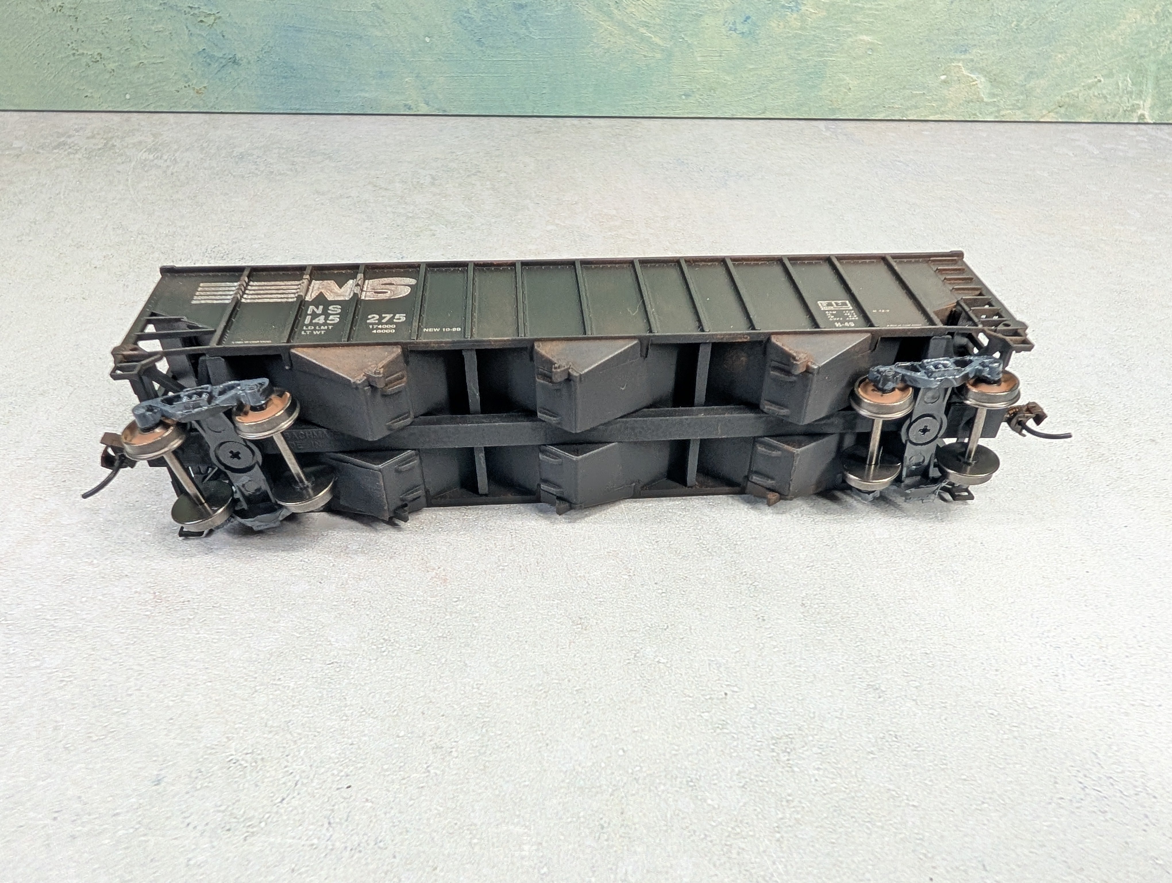 USED Bachmann 18740 HO Scale Bethlehem Steel 100 Ton Hopper Norfolk Southern NS #145275 Weathered