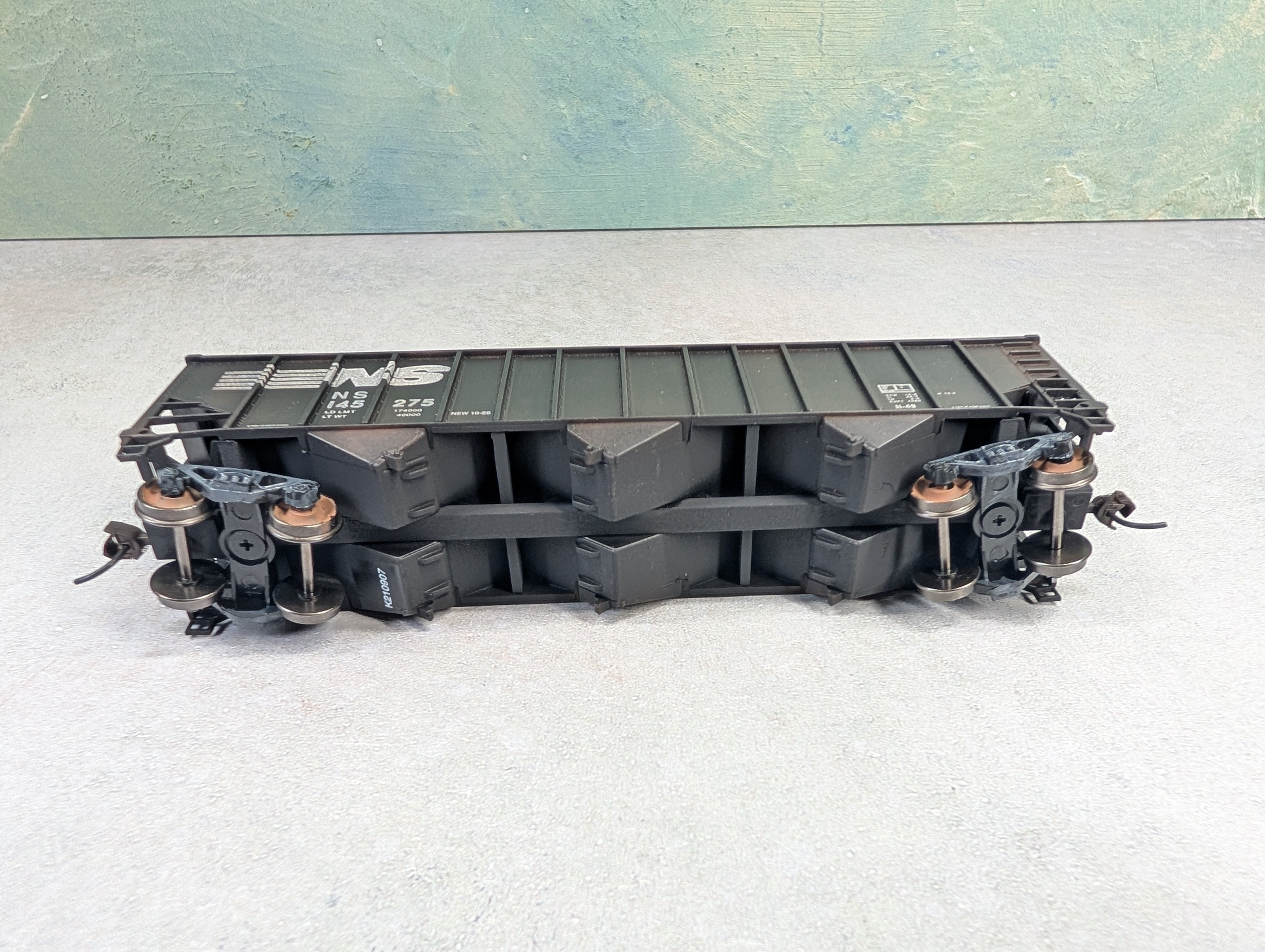 USED Bachmann 18740 HO Scale Bethlehem Steel 100 Ton Hopper Norfolk Southern NS #145275 Weathered