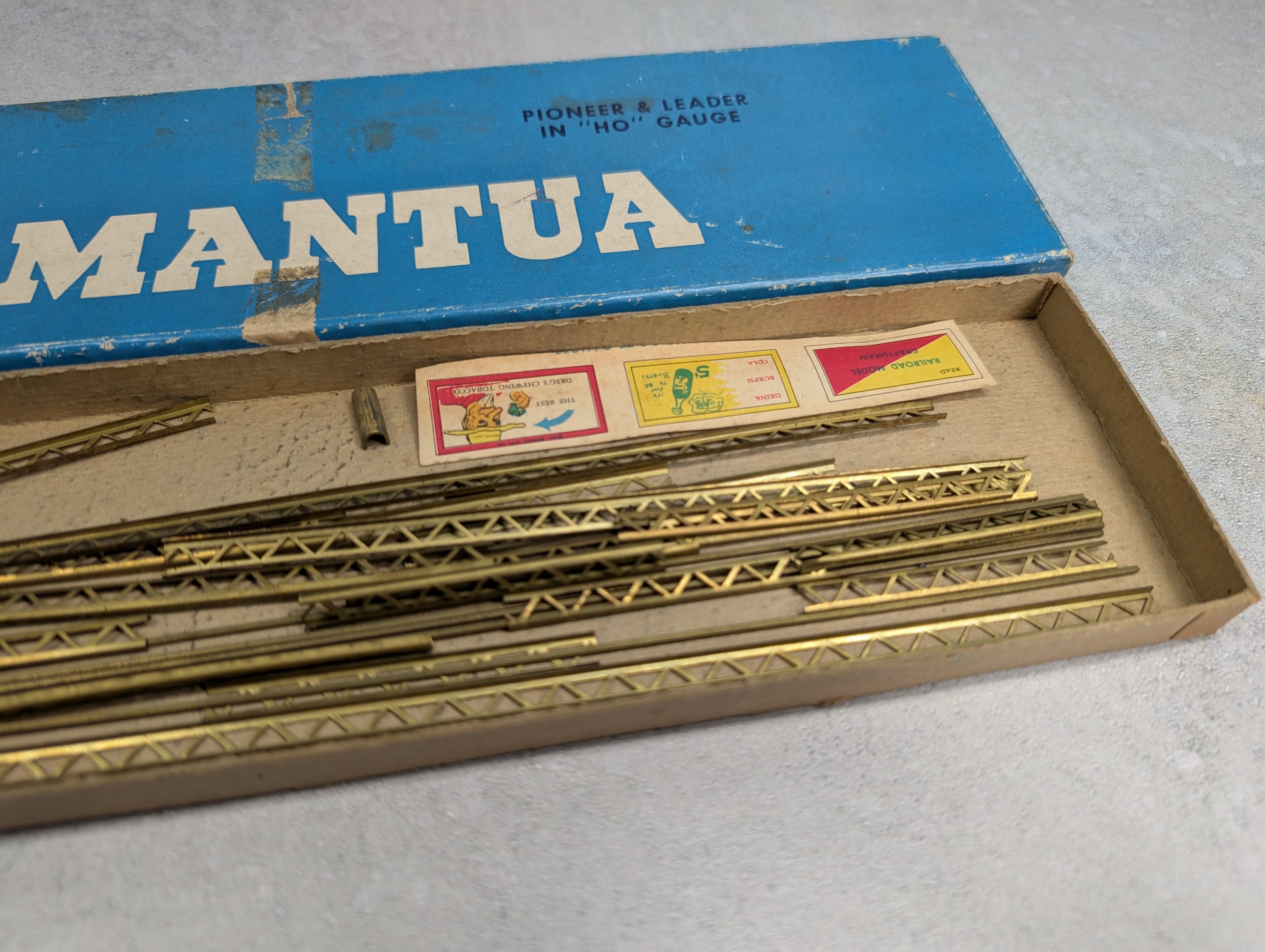 USED Mantua HO Scale 10" Metal Single Track Bridge KIT