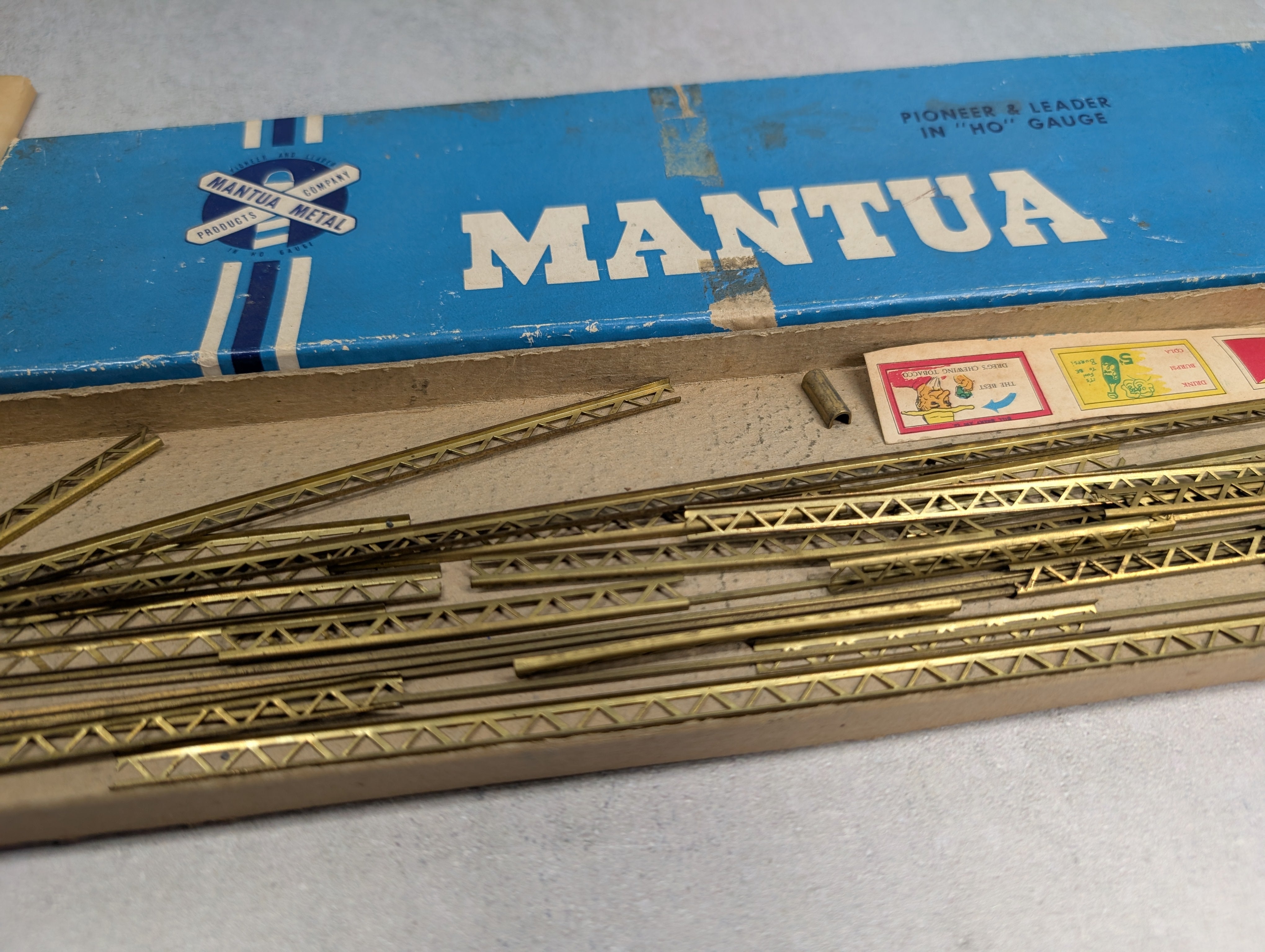 USED Mantua HO Scale 10" Metal Single Track Bridge KIT