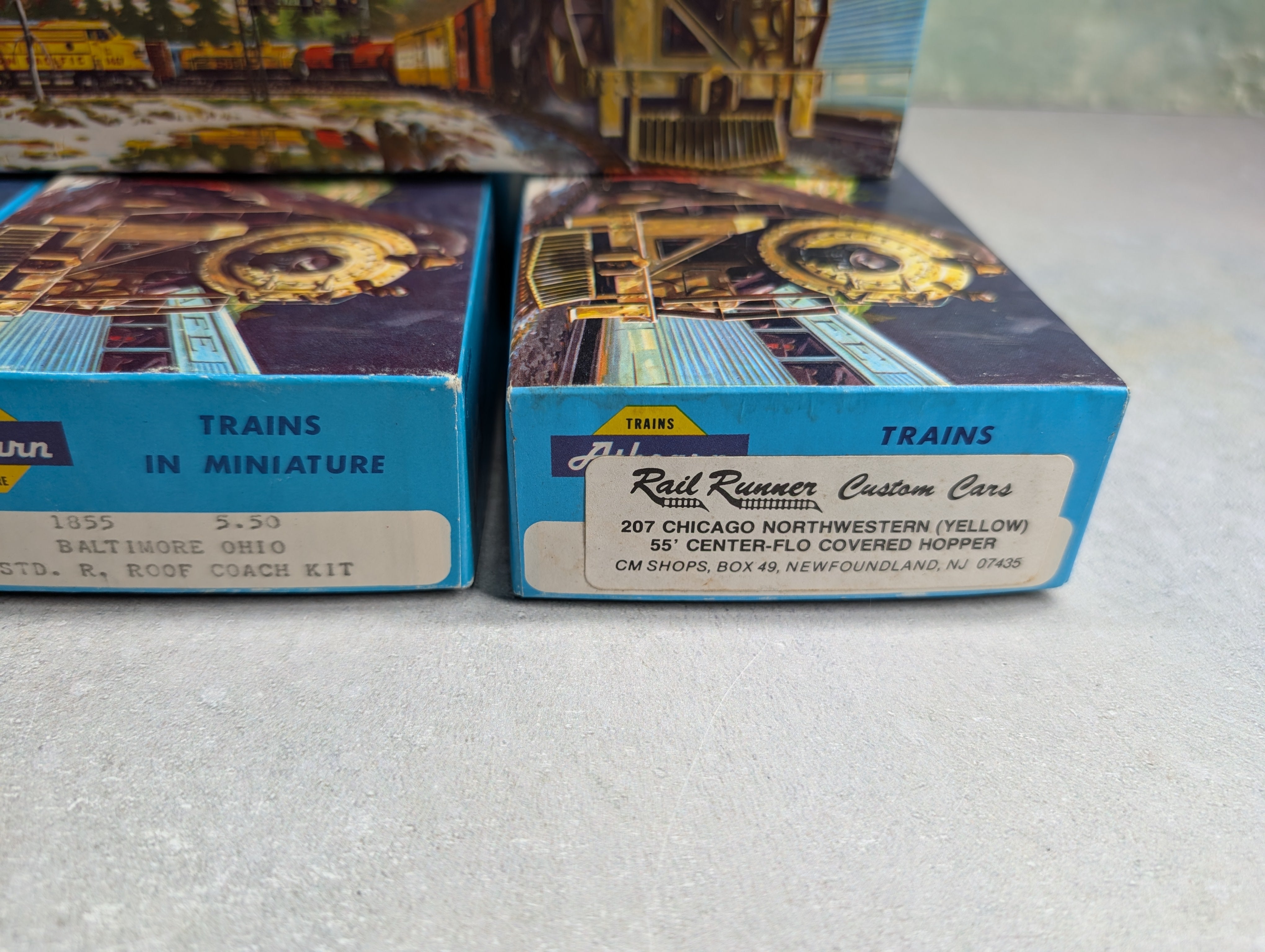 USED Athearn HO Scale Long Empty Boxes For Storage (4 pcs)