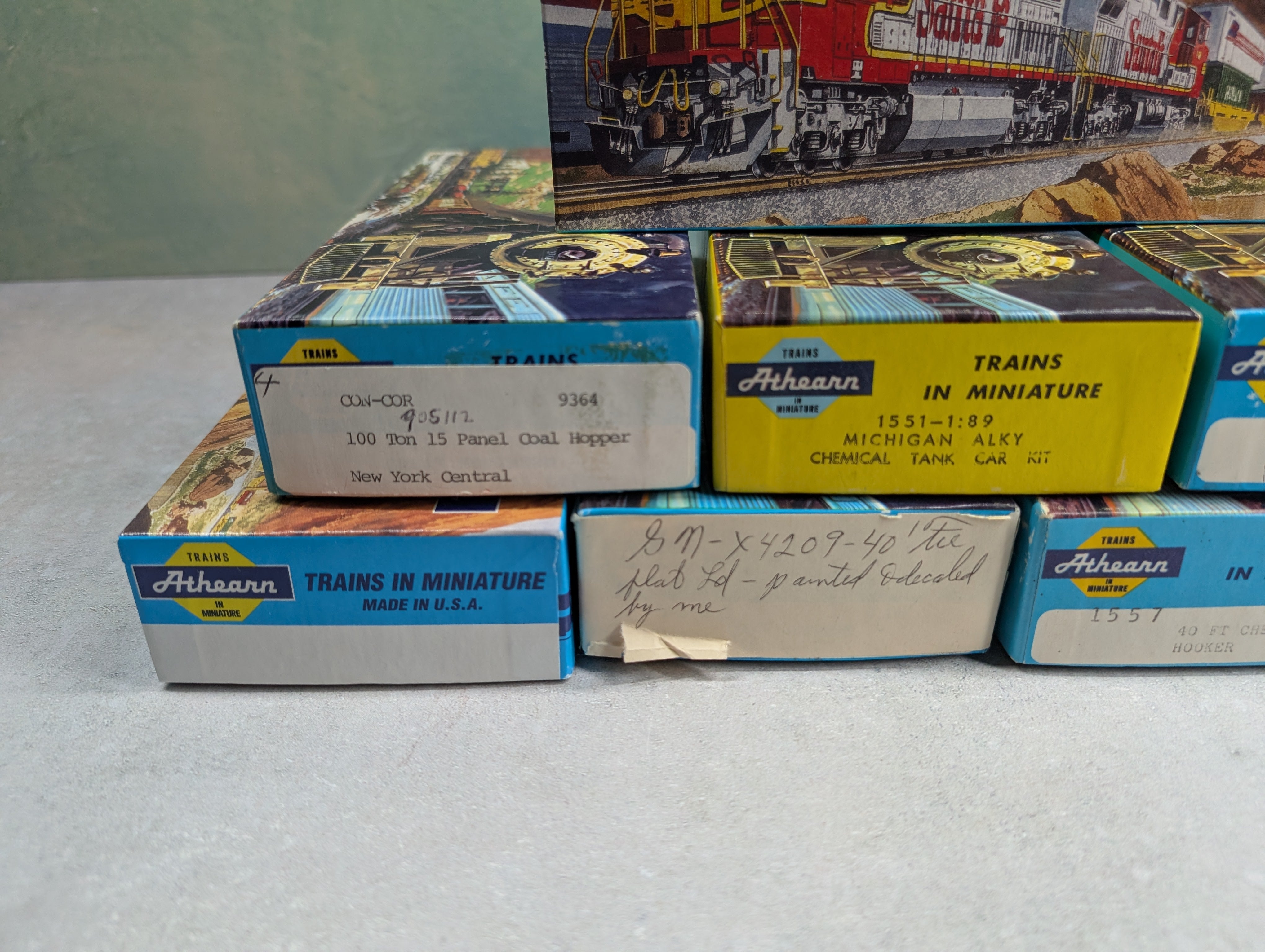 USED Athearn HO Scale Empty Boxes For Storage (8 pcs)