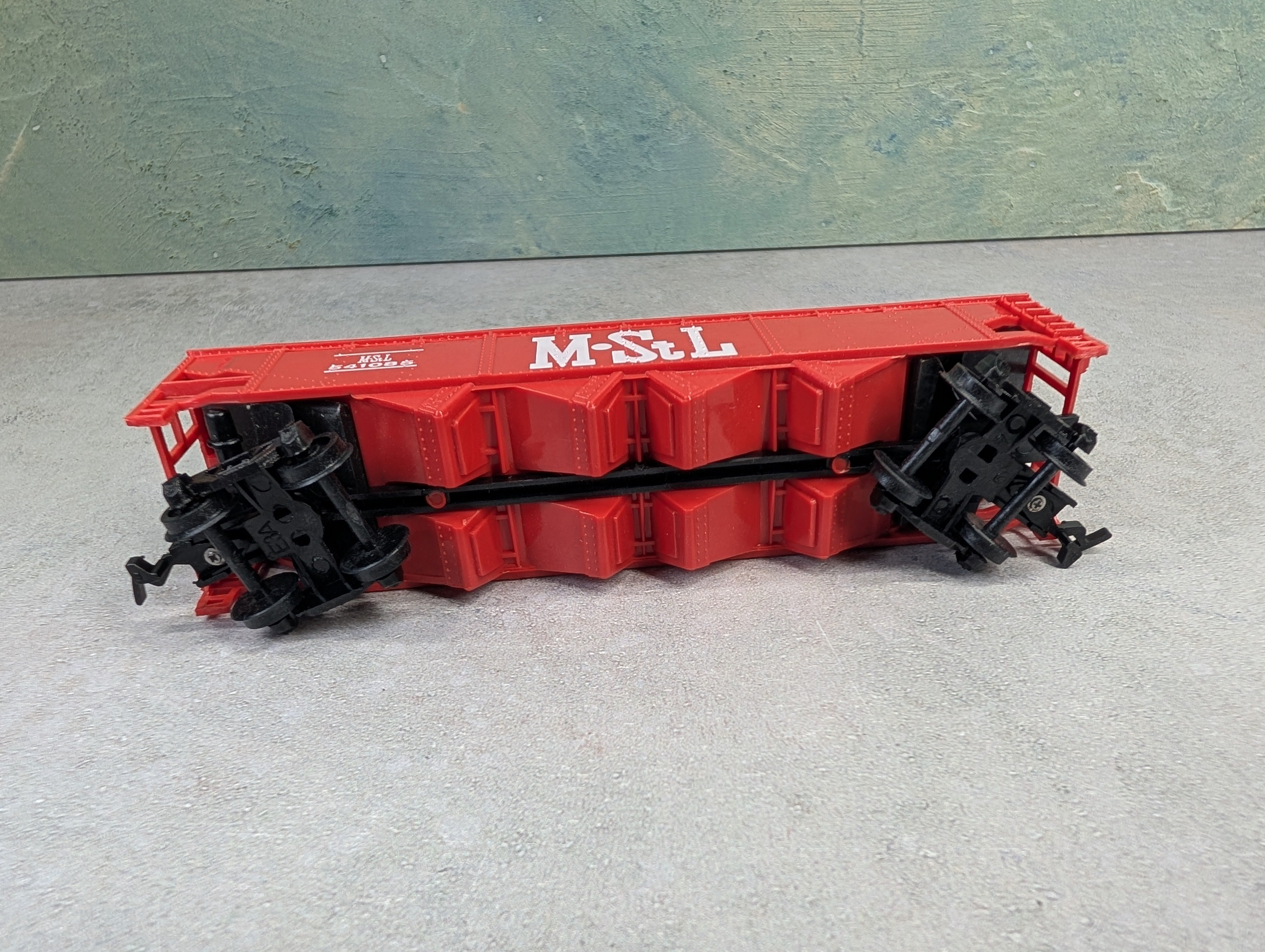 USED Bachmann HO Scale 4 Bay Open Hopper Minneapolis & St Louis MStL #541085