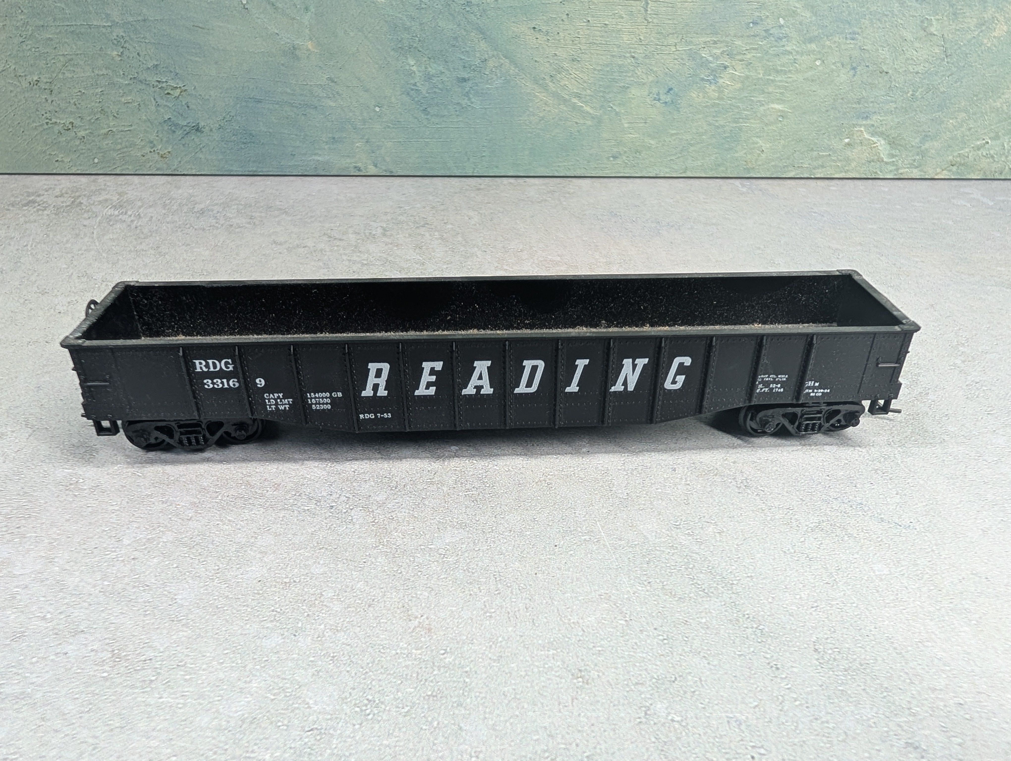 USED Athearn HO Scale 49' Gondola Reading RDG #3316