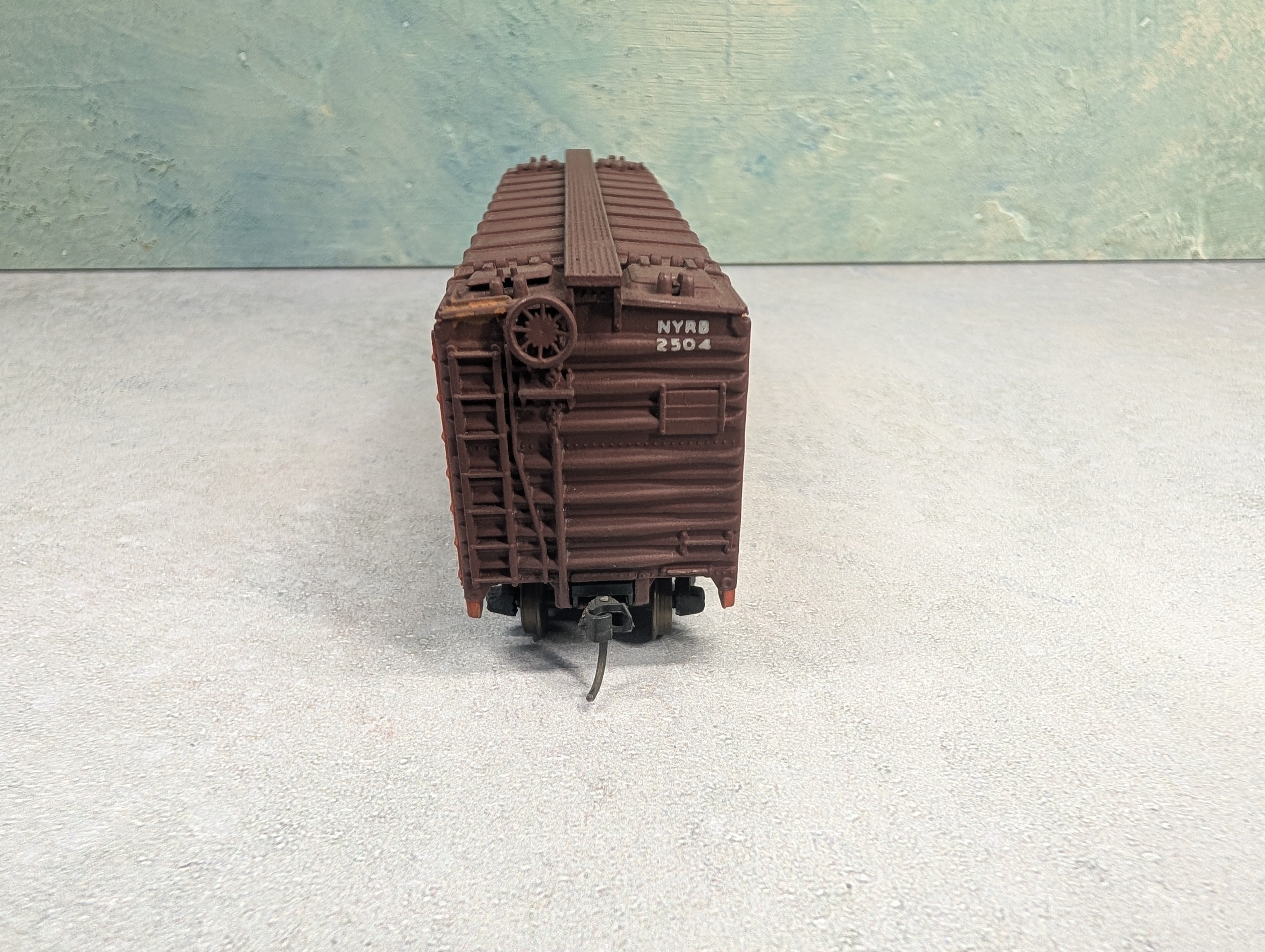 USED HO Scale 40' Refrigerator Box Car New York Central NYRB #2504 Weathered/Decalled