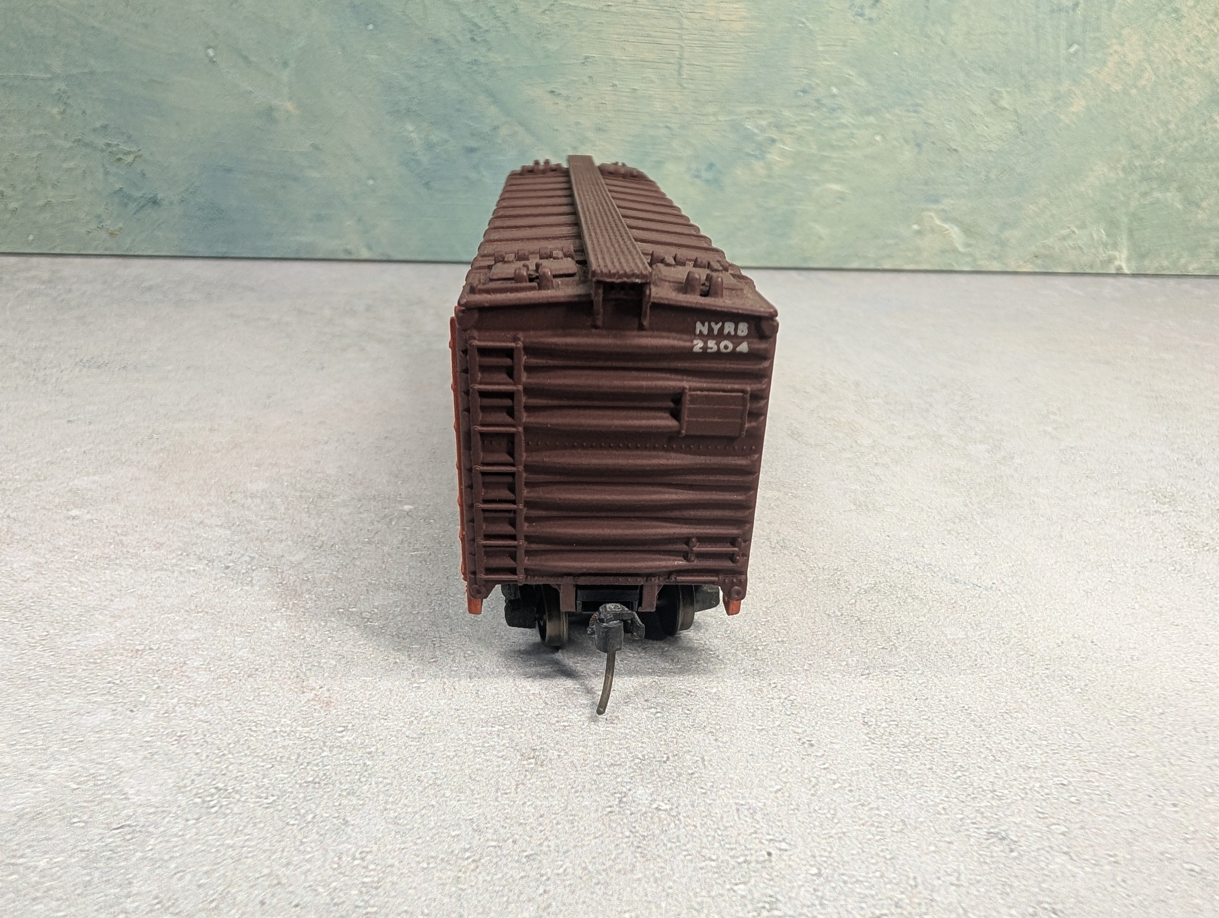 USED HO Scale 40' Refrigerator Box Car New York Central NYRB #2504 Weathered/Decalled