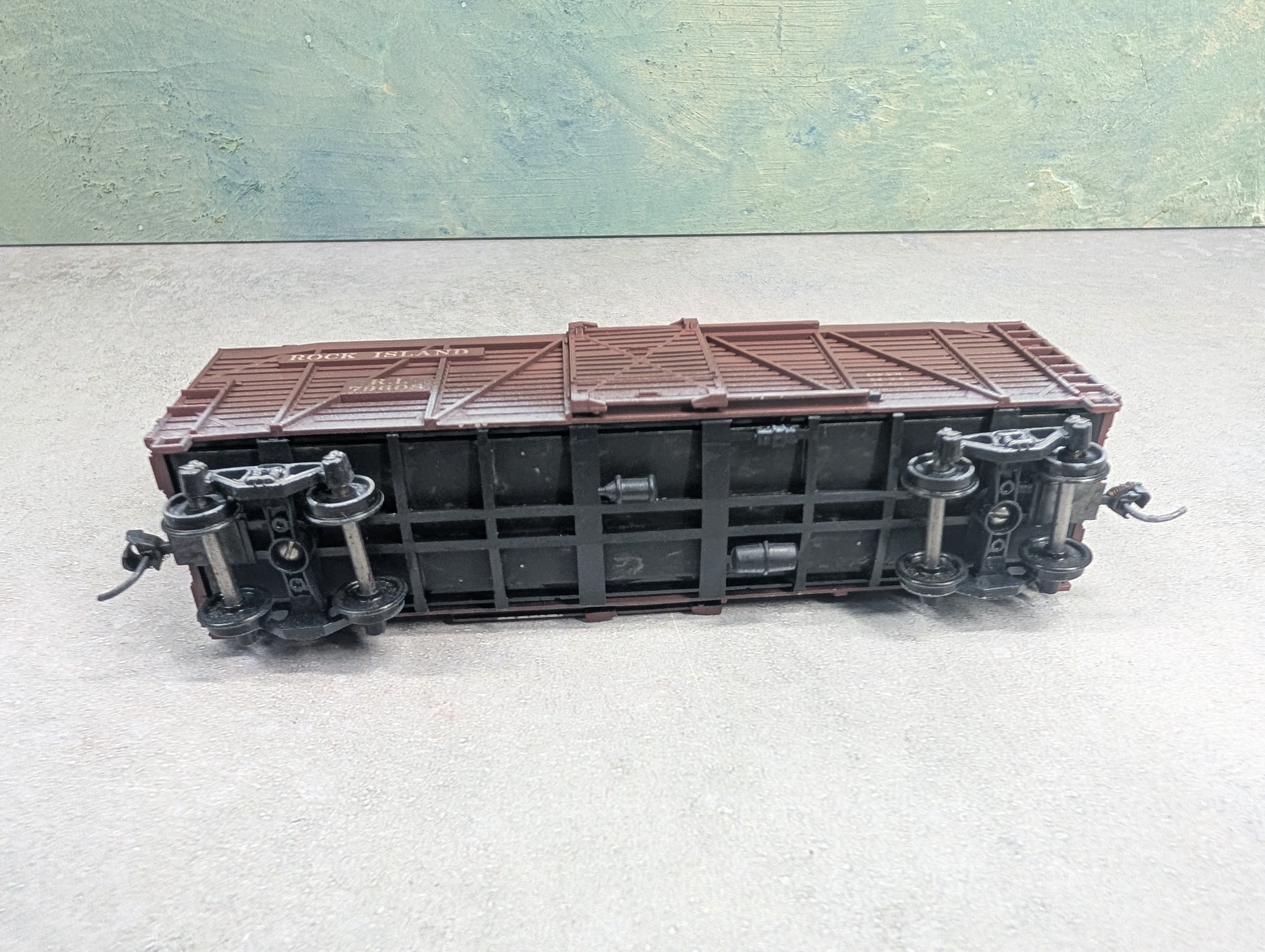 USED Athearn HO Scale Stock Car Rock Island RI #79608 Weathered