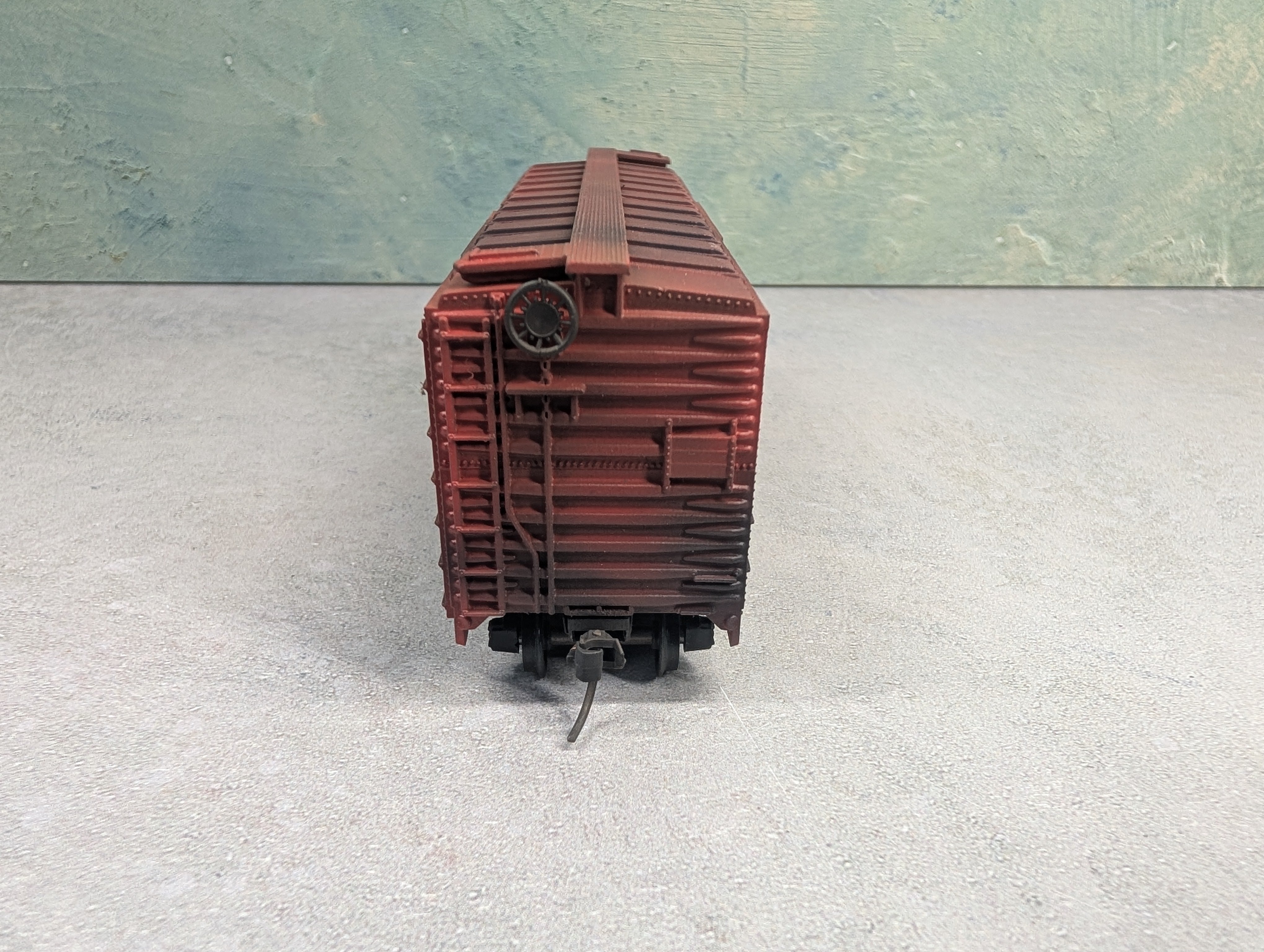 USED Athearn HO Scale 40' Box Car Gulf, Mobile & Ohio GM&O #21190 Weathered