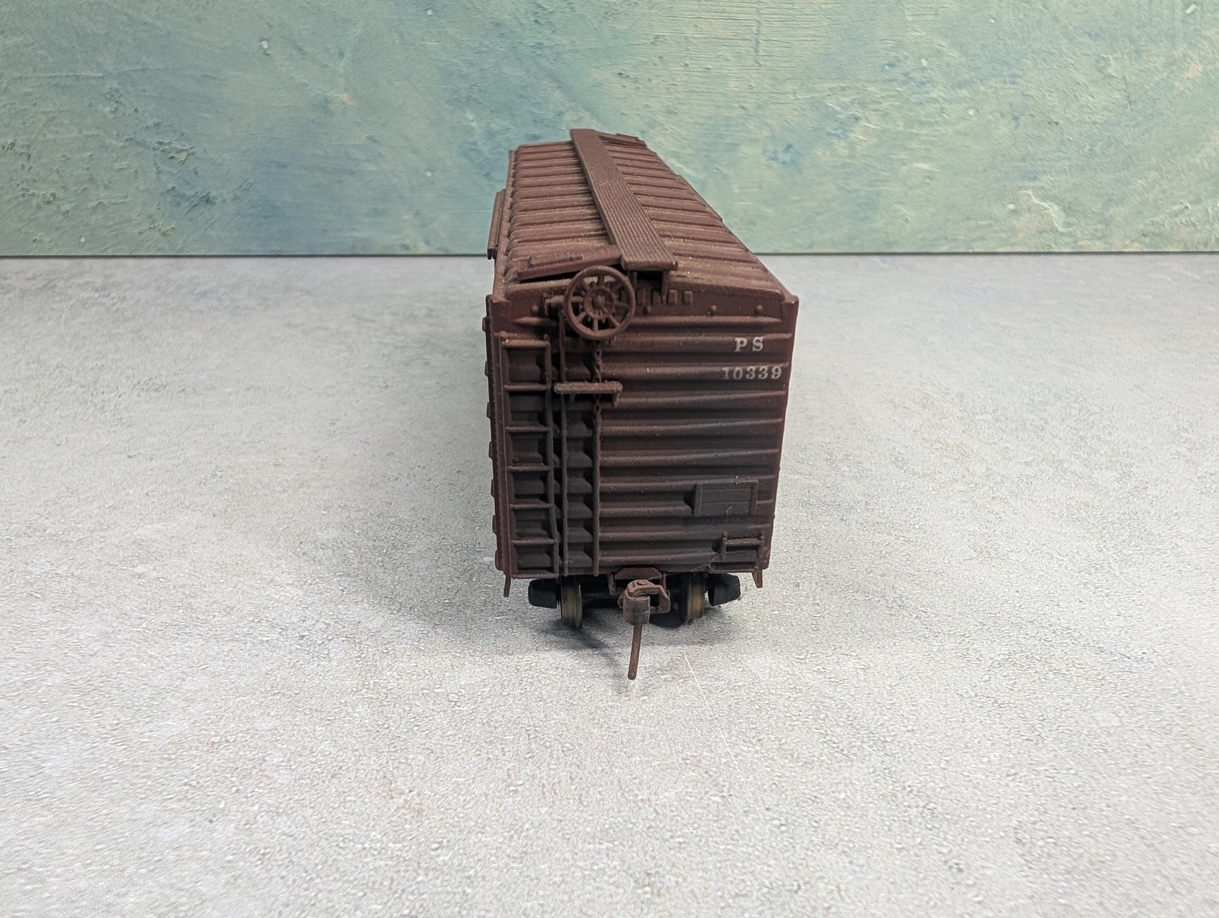 USED HO Scale 40' Box Car Pacific Southern PS #10339 Weathered