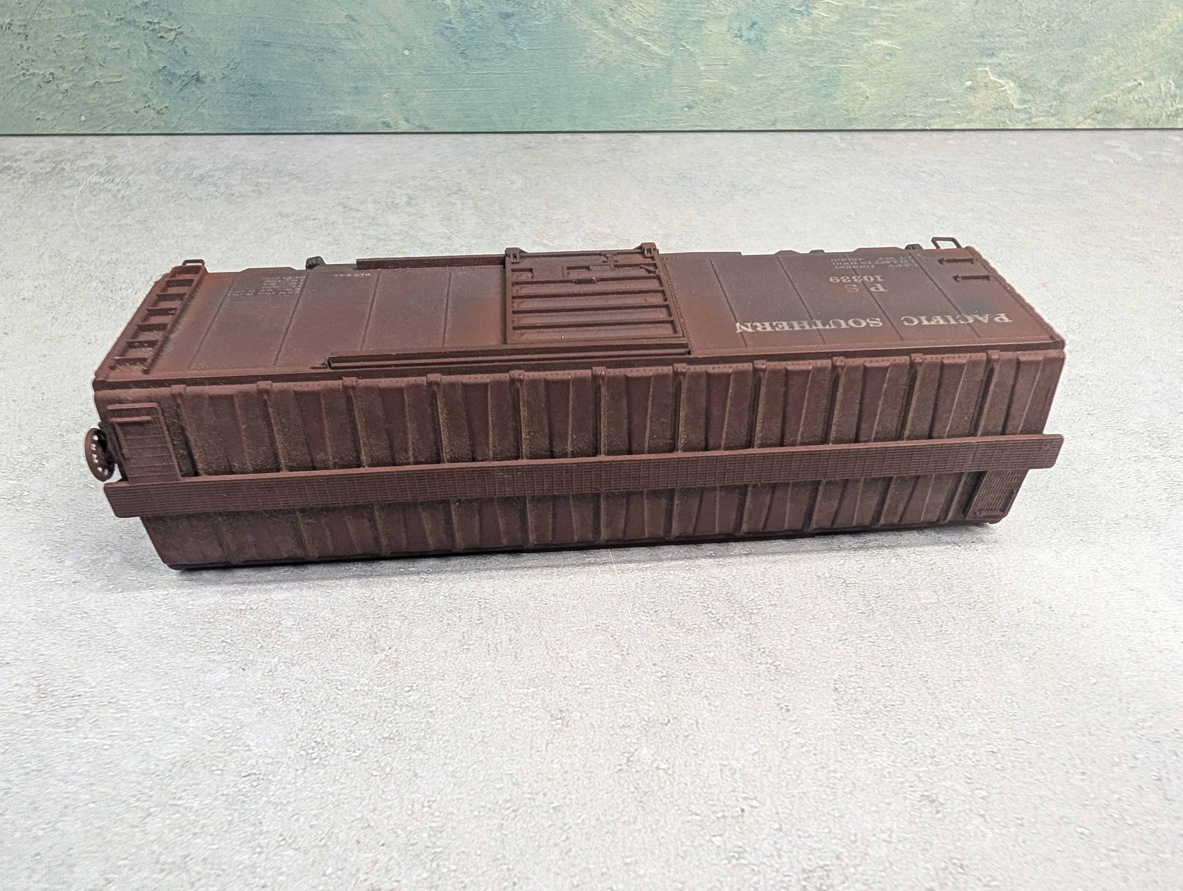 USED HO Scale 40' Box Car Pacific Southern PS #10339 Weathered